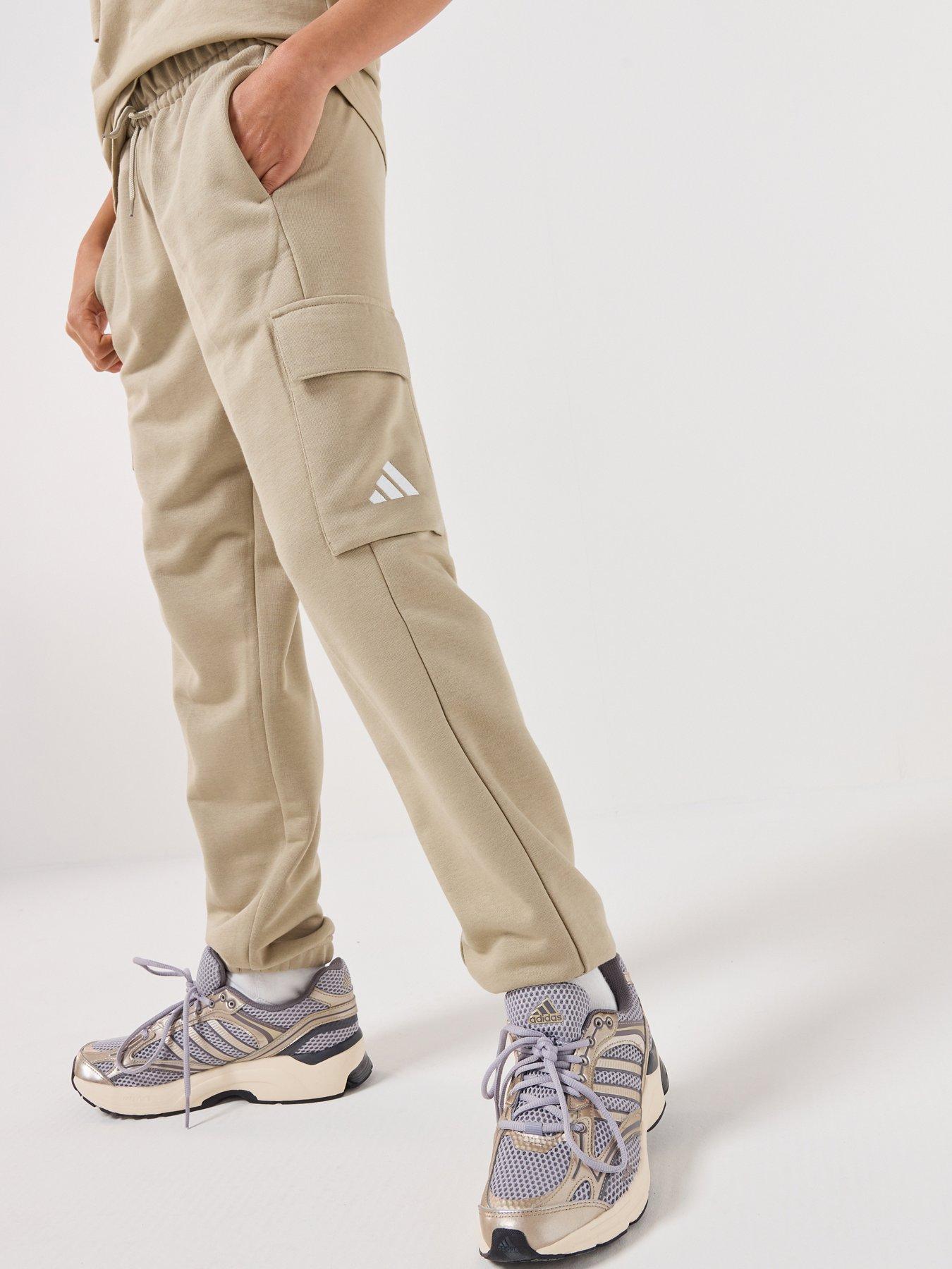 adidas Sportswear Junior Unisex Essentials Cargo Pants - Brown