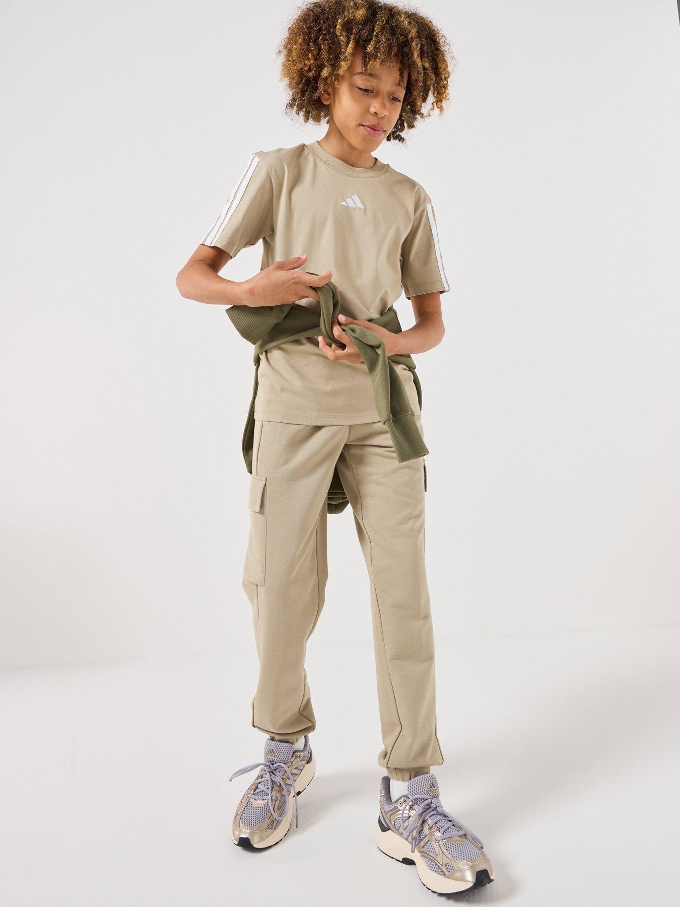 Image 3 of 7 of adidas Sportswear Junior Unisex Essentials Cargo Pants - Brown