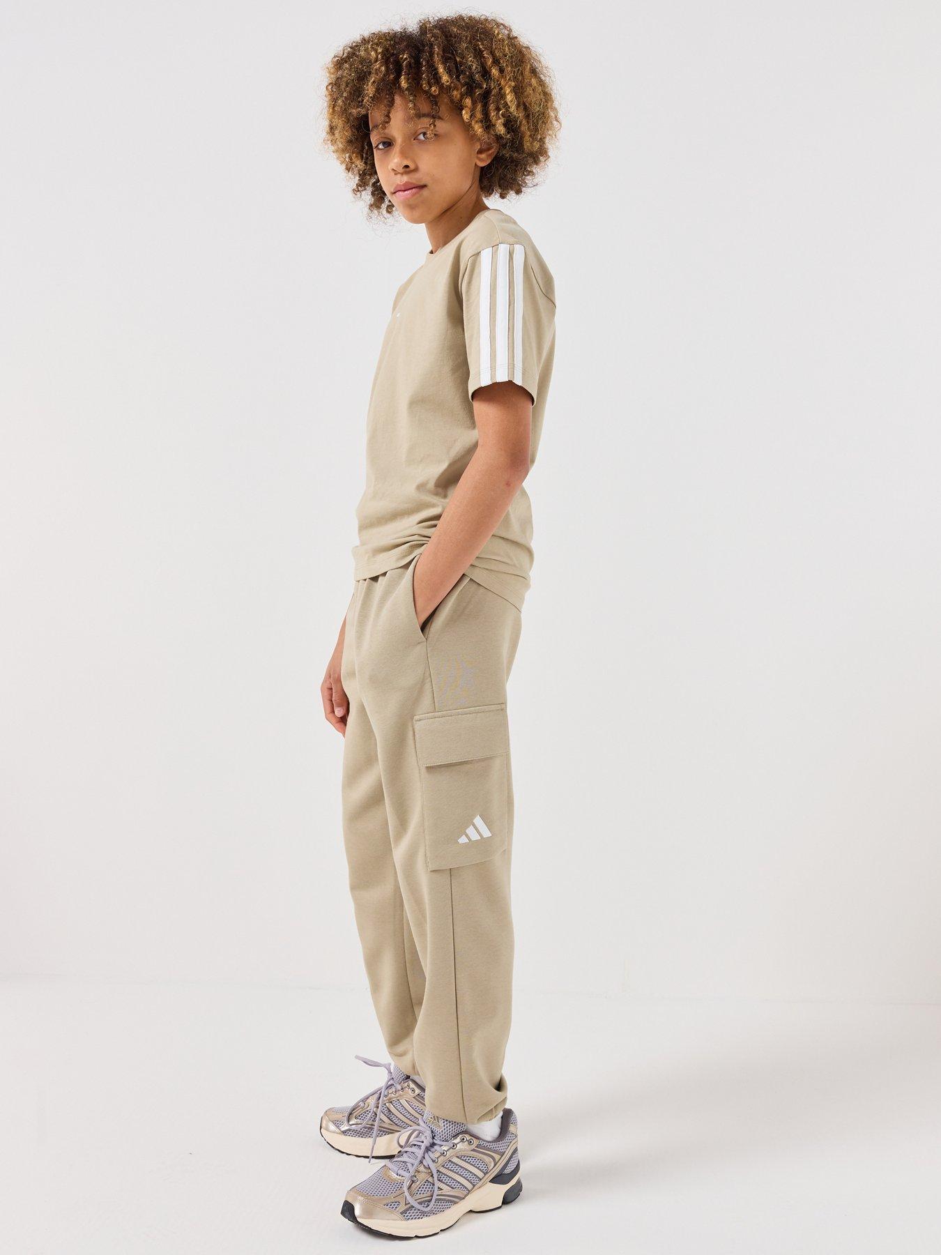 Image 5 of 7 of adidas Sportswear Junior Unisex Essentials Cargo Pants - Brown