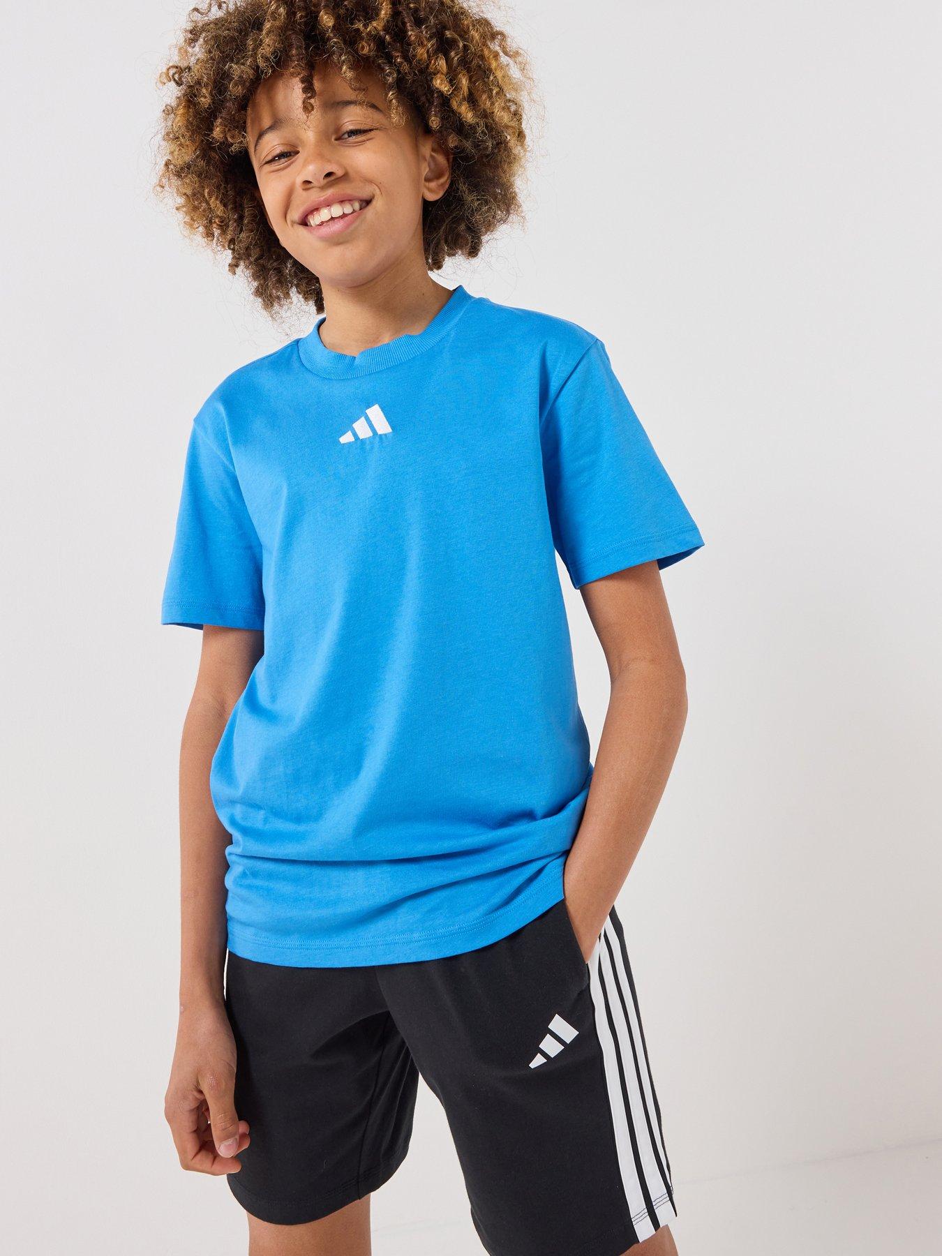 adidas-sportswear-junior-boys-essentials-t-shirt-blue