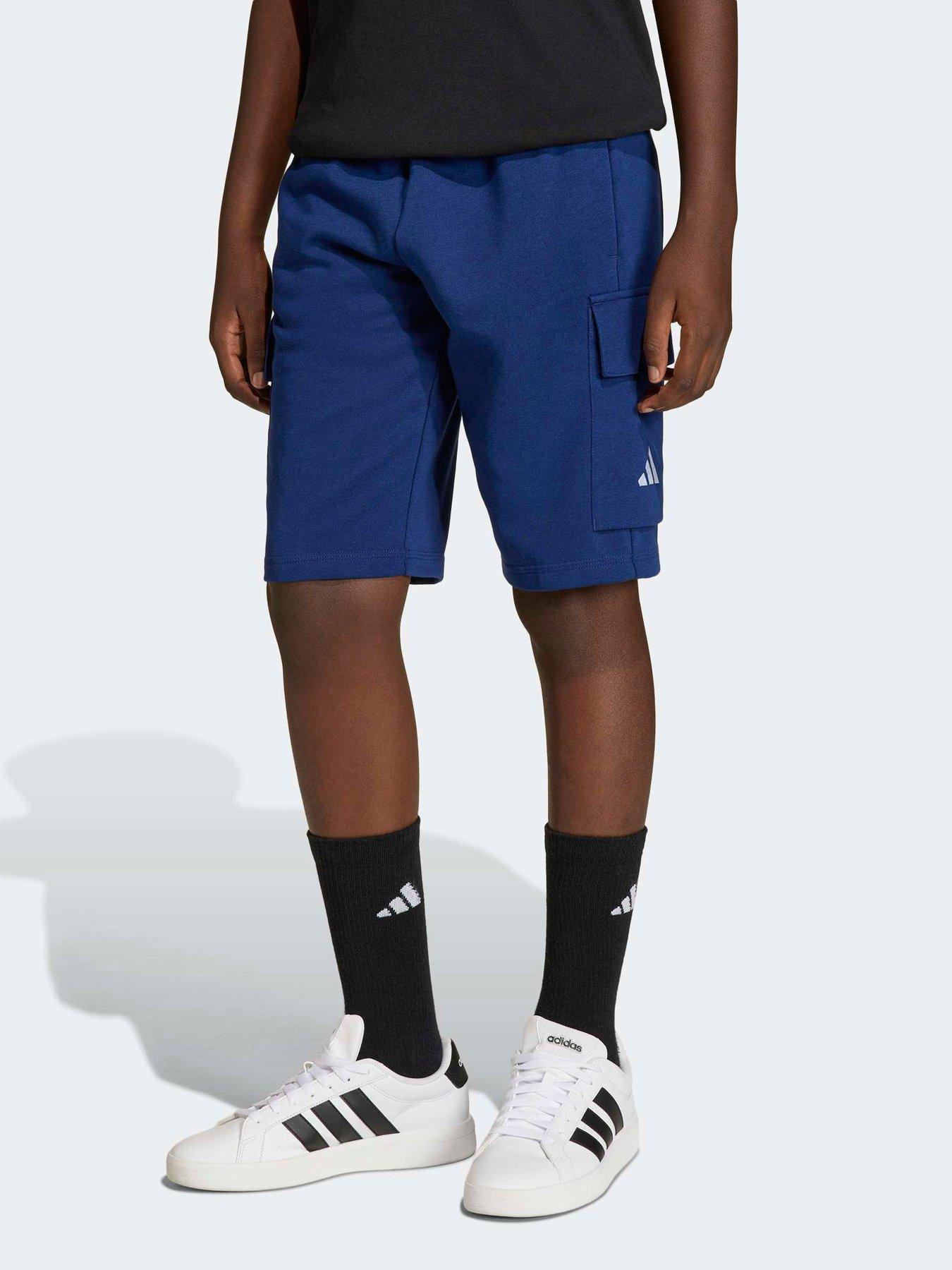 adidas Sportswear Junior Unisex Essentials Cargo Shorts - Blue