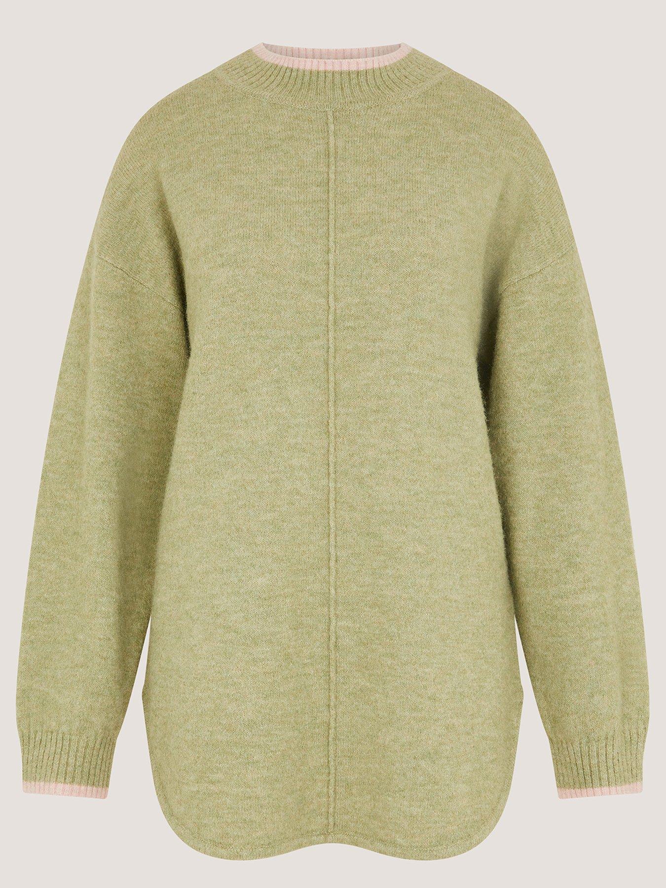 monsoon-tori-tipped-jumper-greendetail