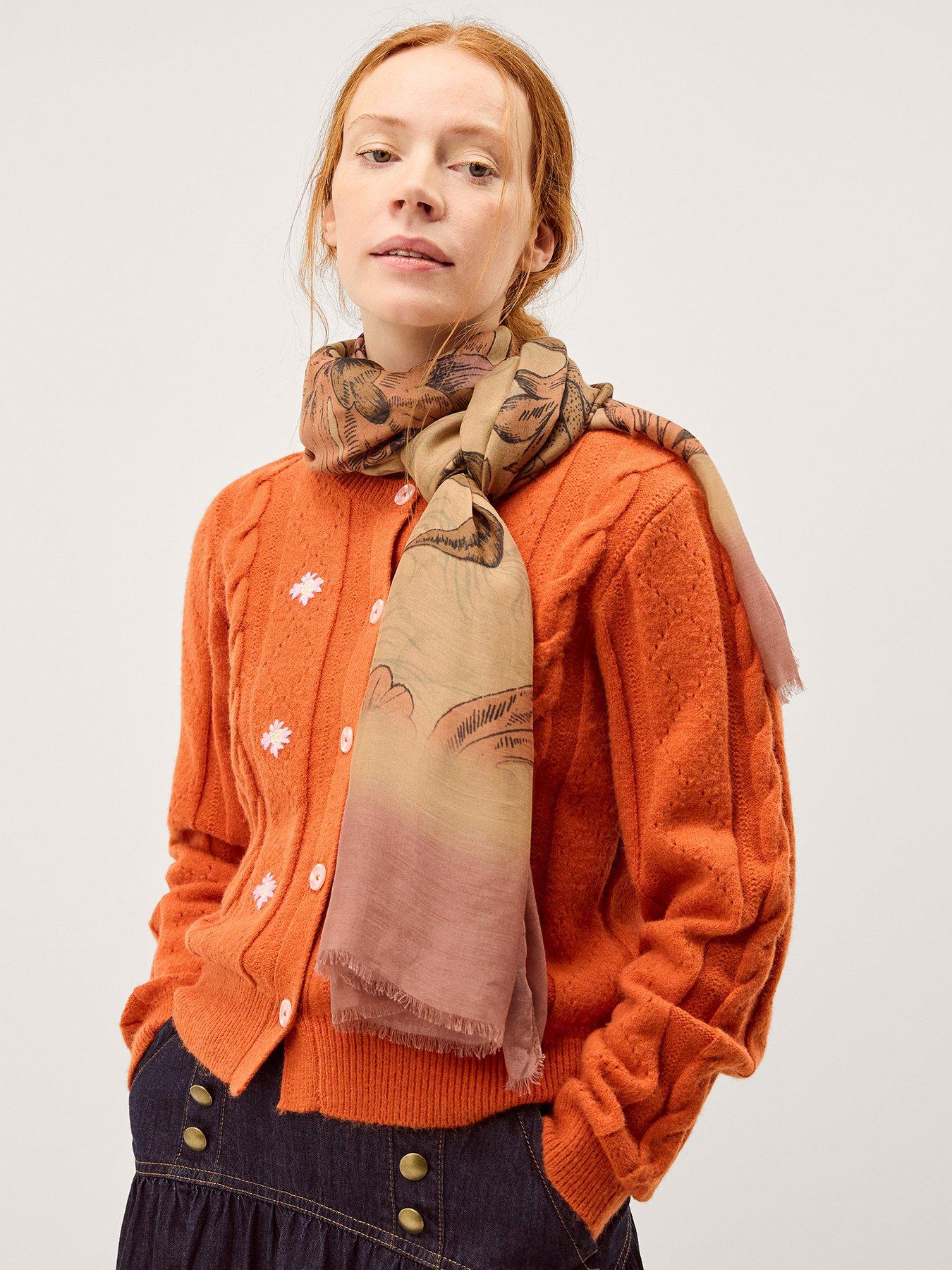 monsoon-hermione-floral-scarf-orangestillFront