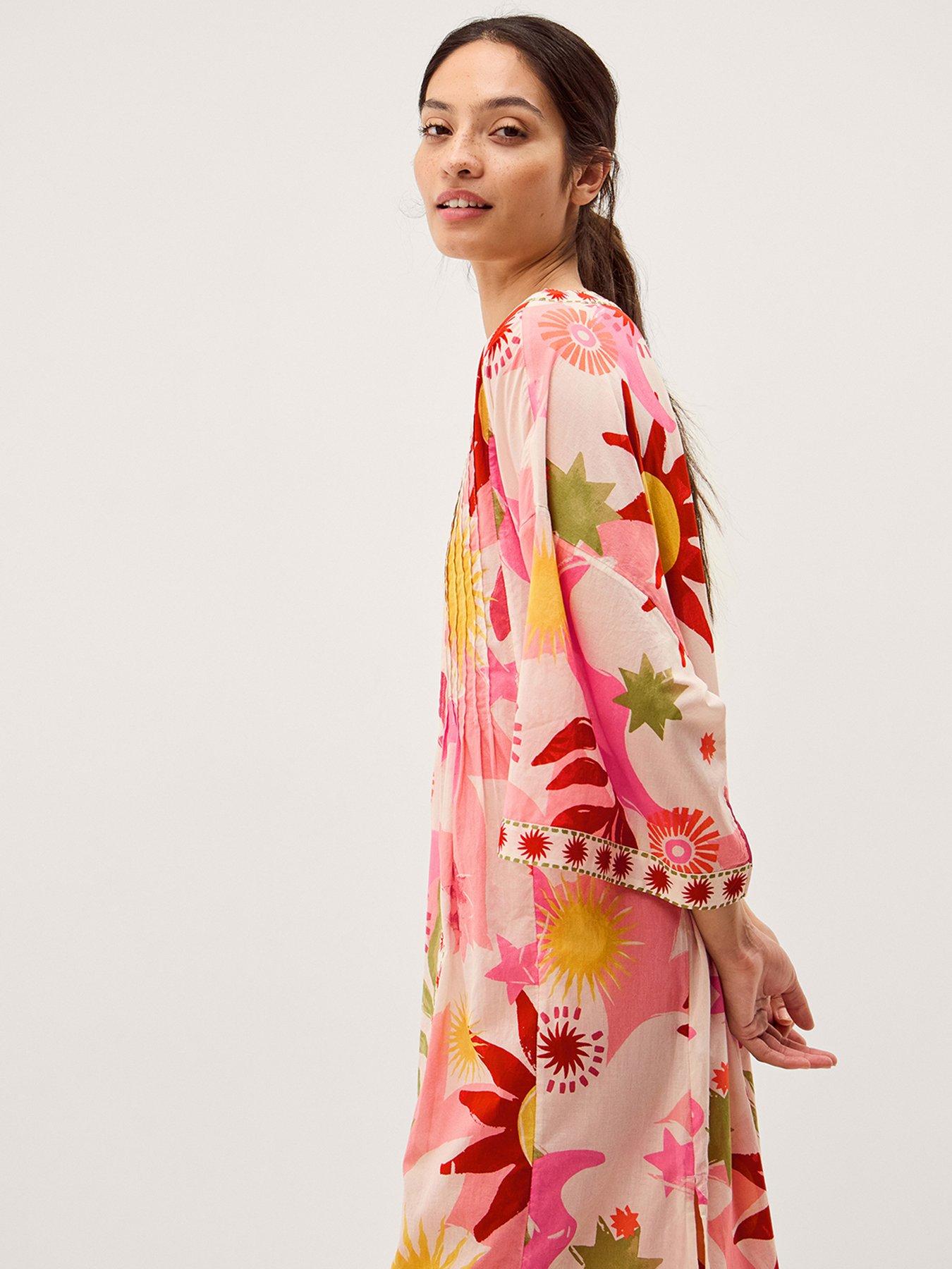 Image 3 of 5 of Monsoon Anissa Printed Kaftan