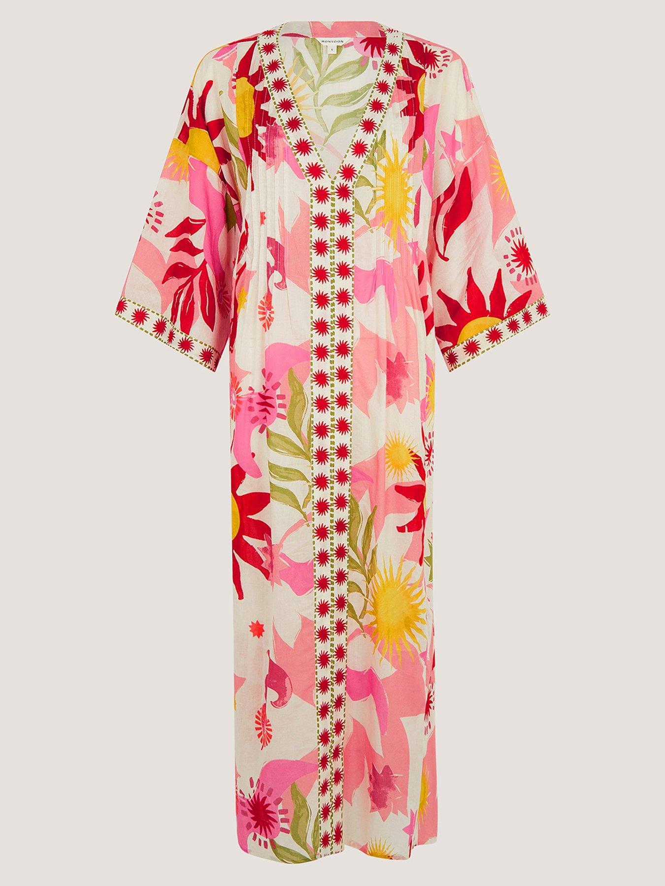 Image 5 of 5 of Monsoon Anissa Printed Kaftan