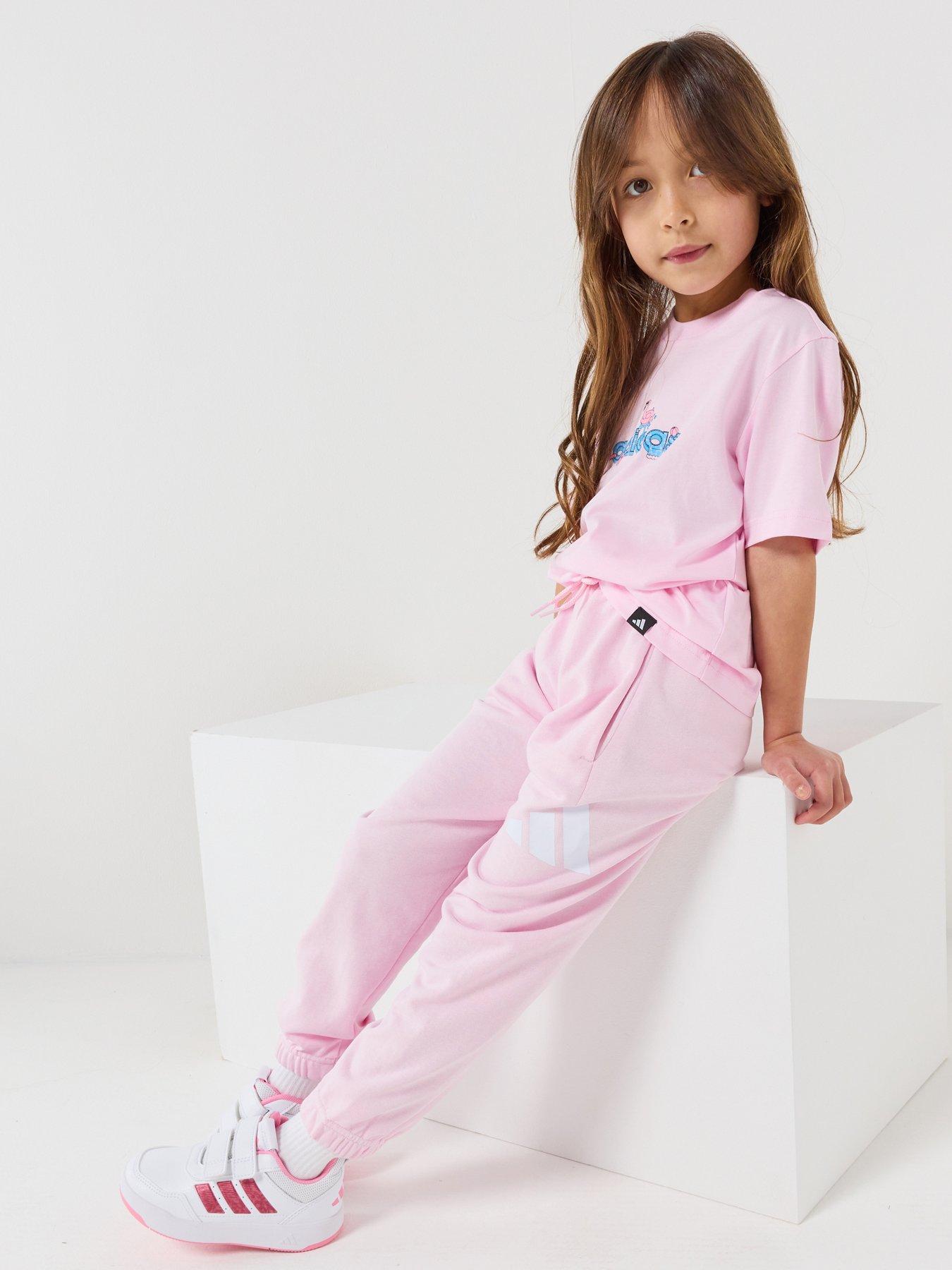 adidas Sportswear Kids Girls Summer Adventures Graphic T-shirt Kids - Pink