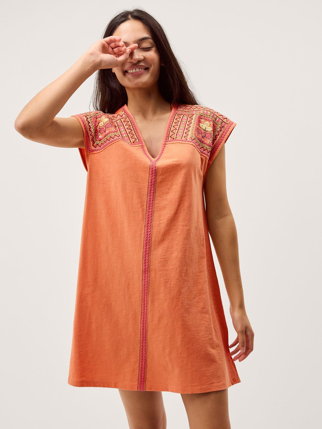 Monsoon Juliet Emb Kaftan
