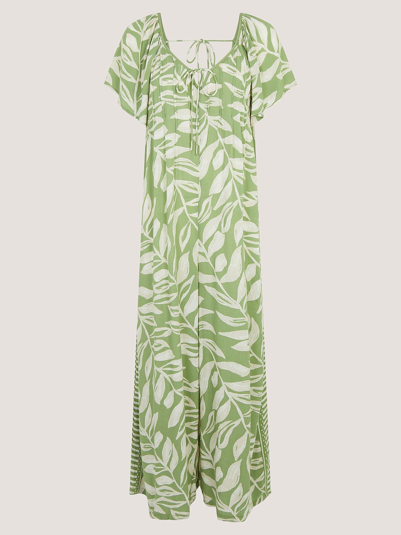 Image 3 of 5 of Monsoon Lillie Jumpsuit - Green