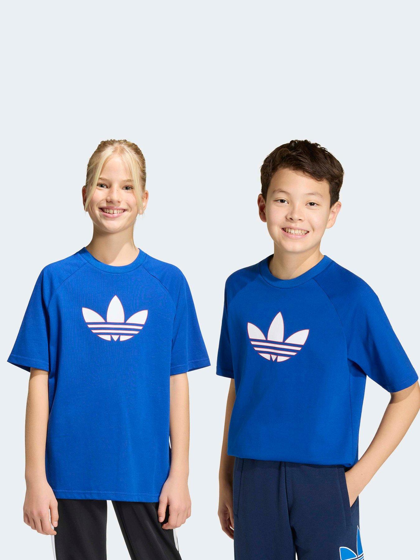 adidas Originals Junior Trefoil Logo T-Shirt - Blue