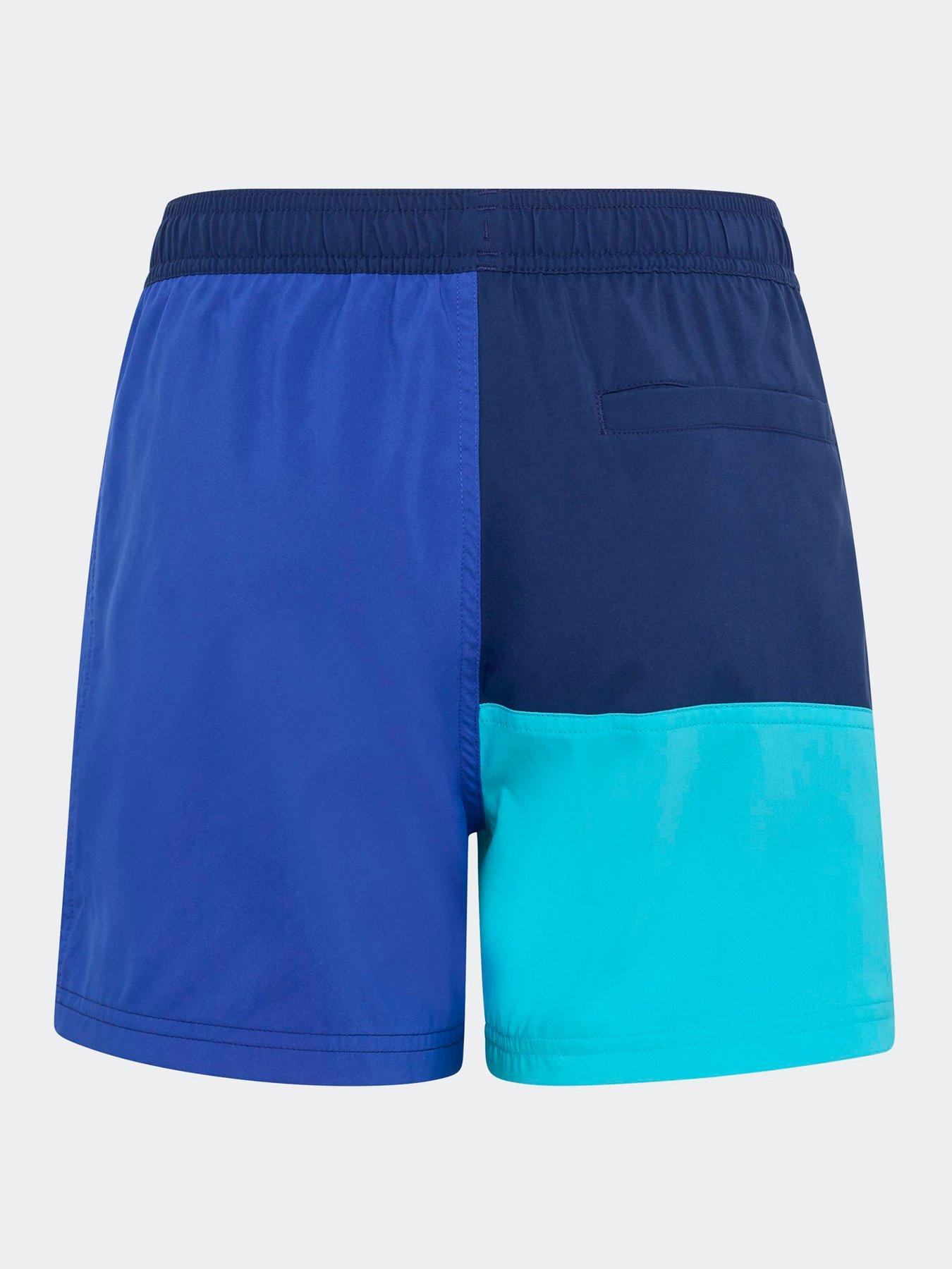 Image 2 of 5 of adidas Boys Colourblock Swimshorts - Blue