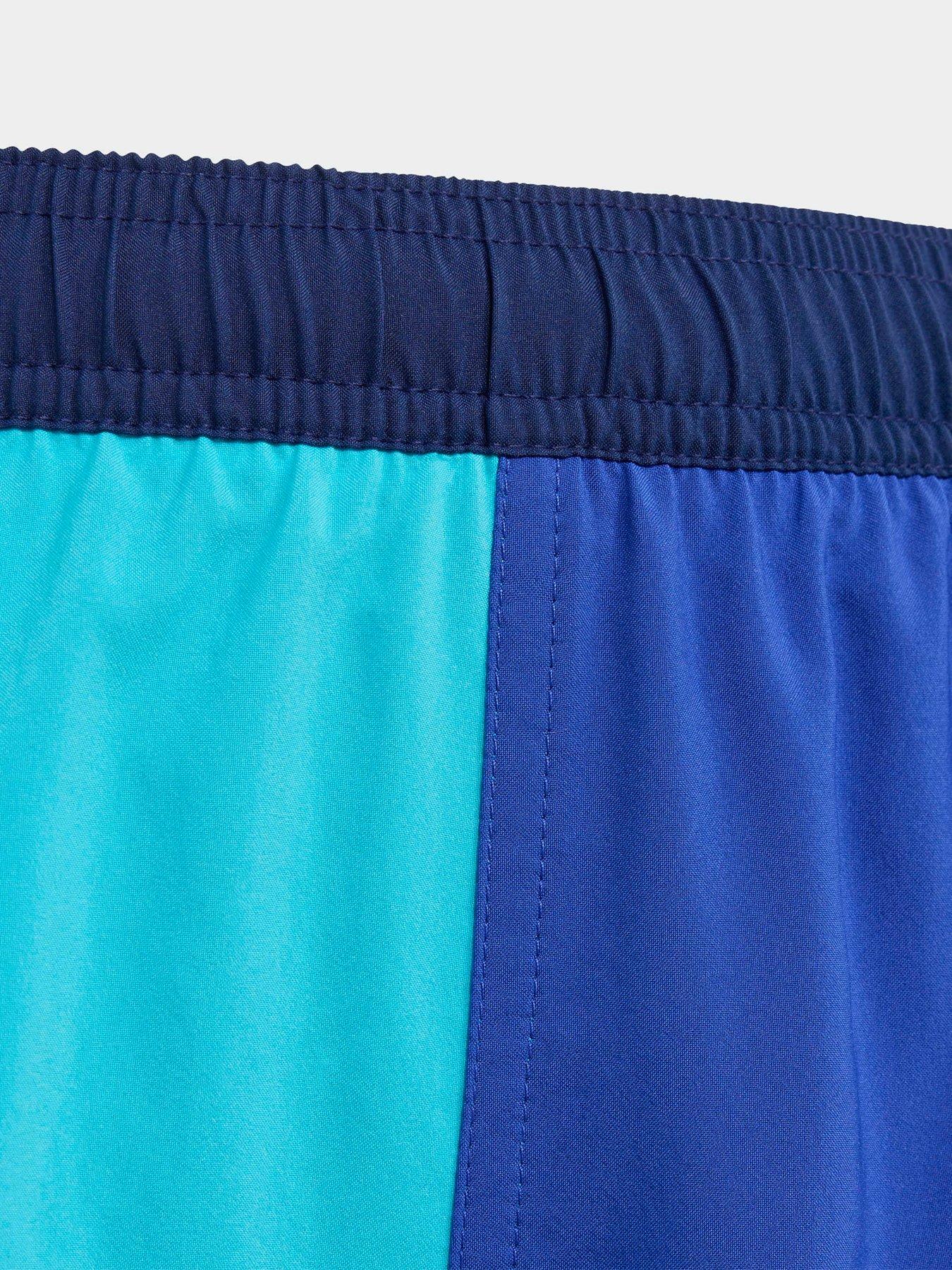 Image 4 of 5 of adidas Boys Colourblock Swimshorts - Blue