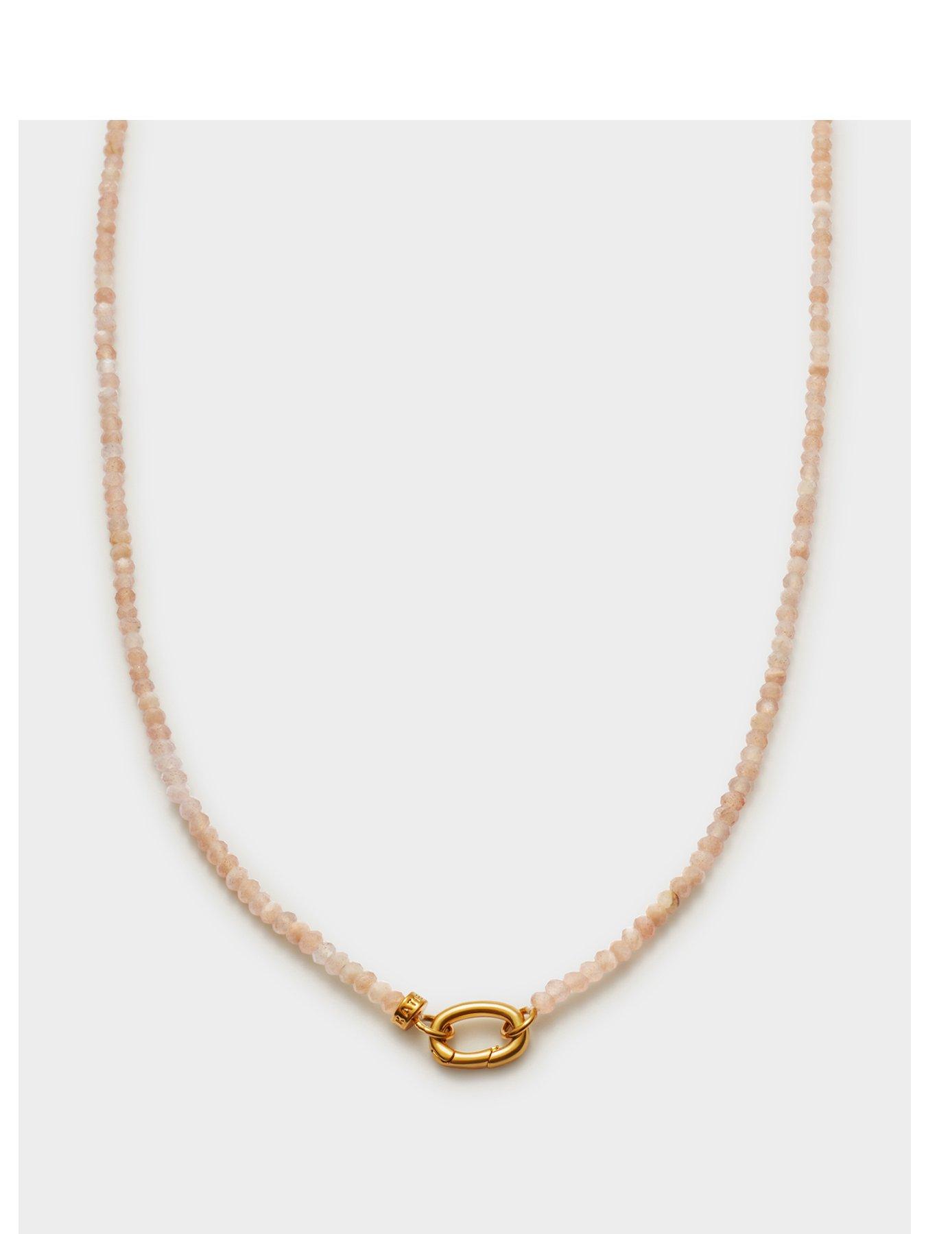katie-loxton-sunstone-necklace-gold-coated-42cmfront