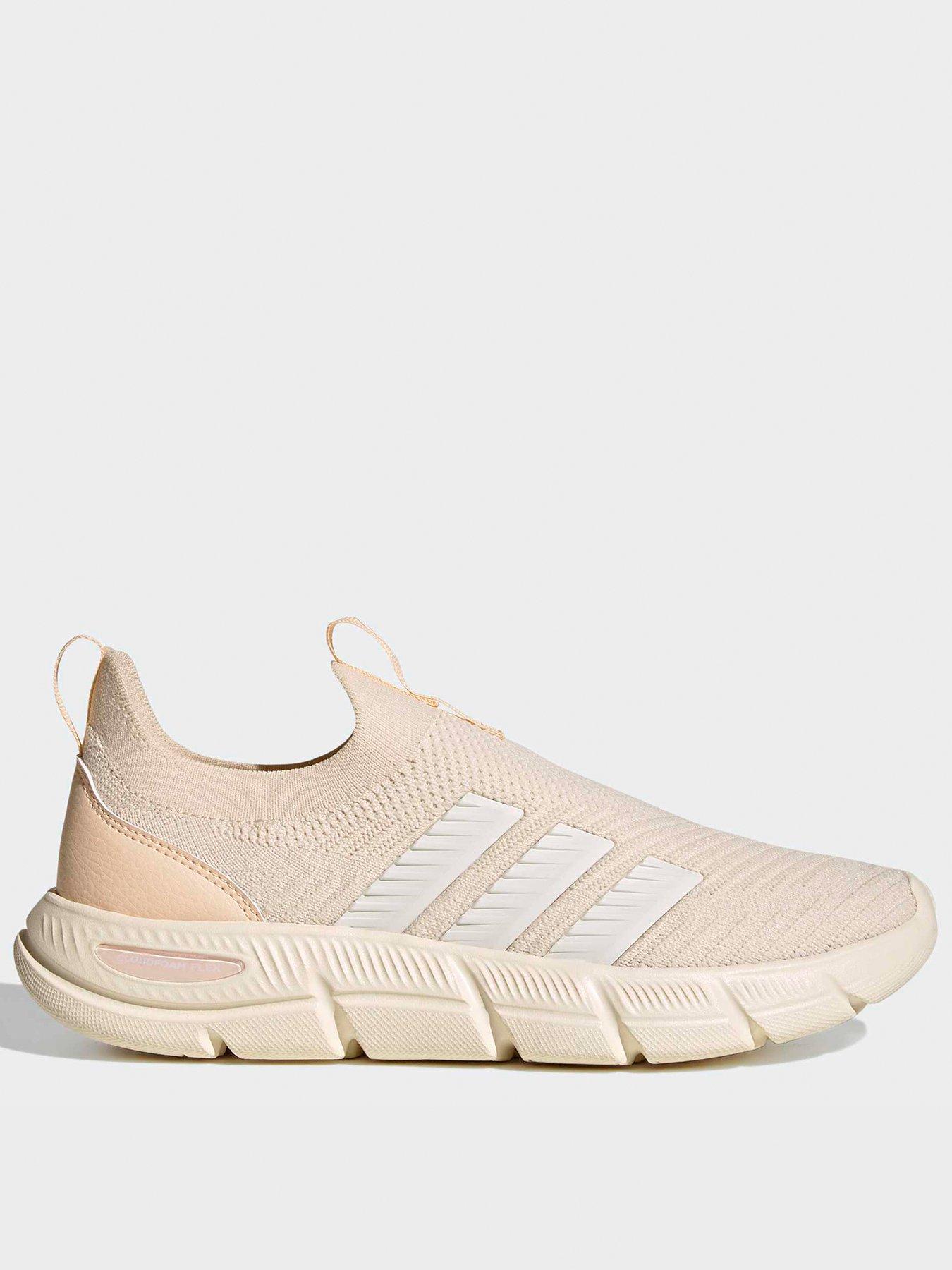 adidas-womens-cloudfoam-flex-sock-trainers--white-off-white-sand-stratafront