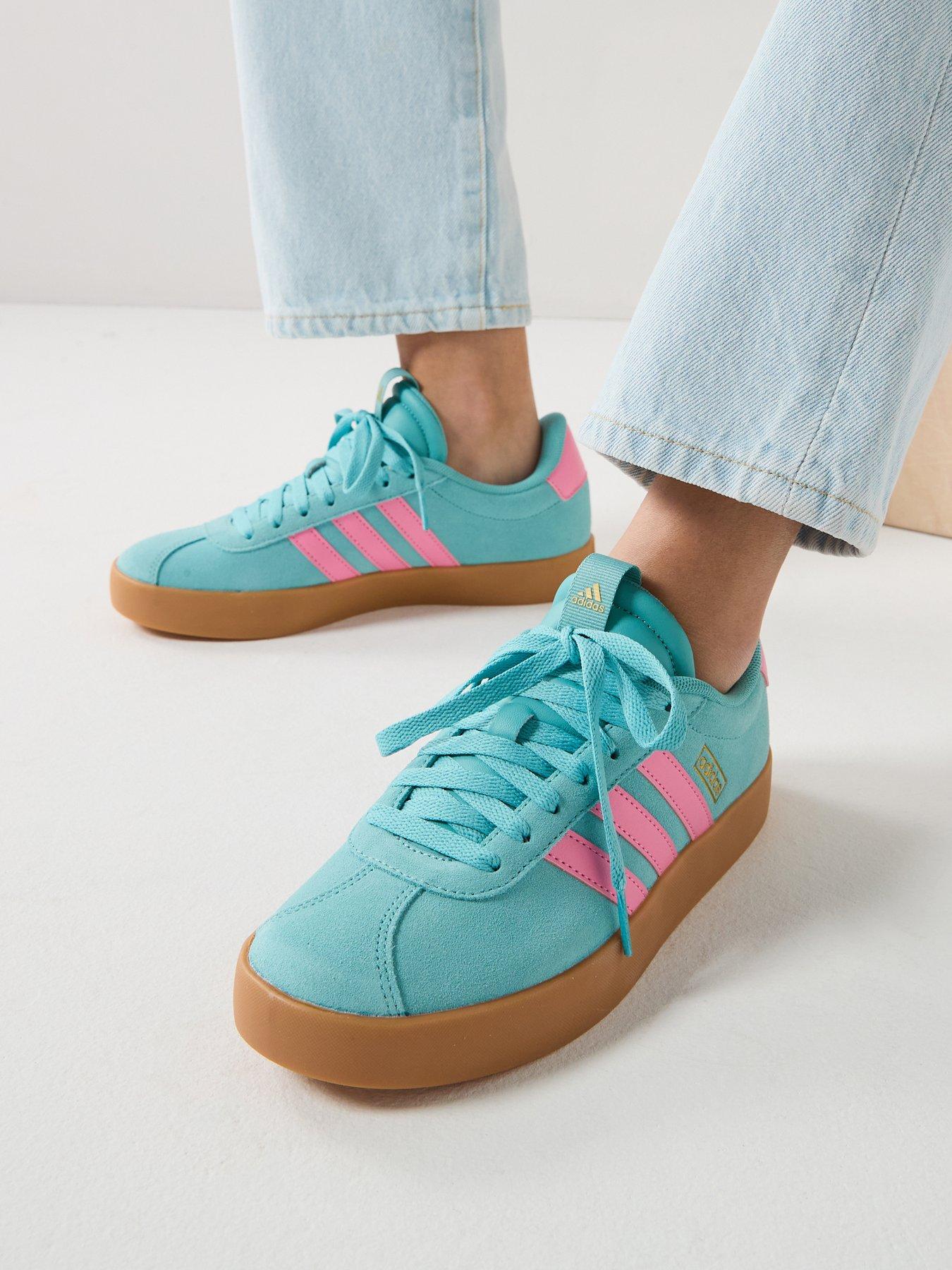 adidas Women's Vl Court 3.0 Trainers - Turquoise
