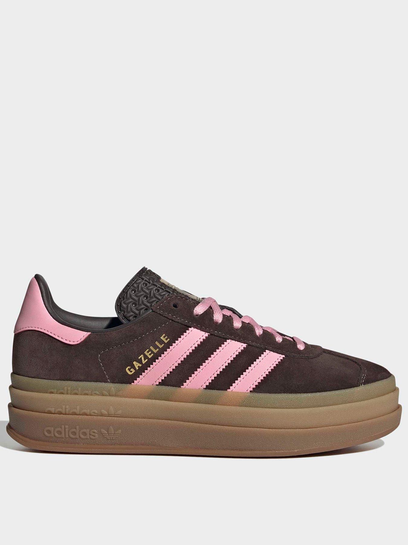 adidas-womens-gazelle-bold-brownpinkfront