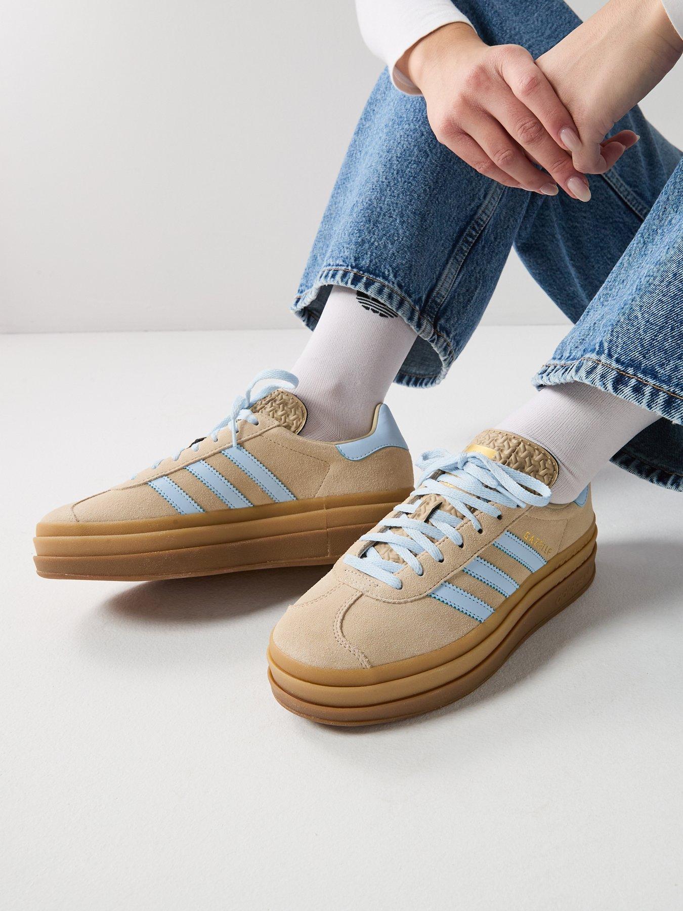 adidas Originals Women's Gazelle Bold - Beige