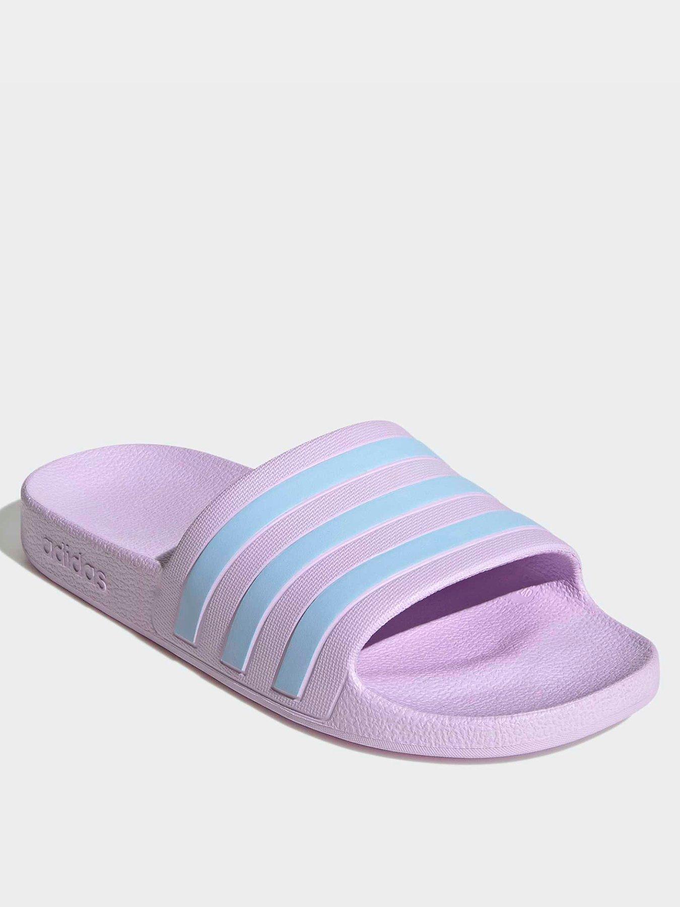 Image 2 of 7 of adidas Sportswear Women's Adilette Aqua Slides - Purple