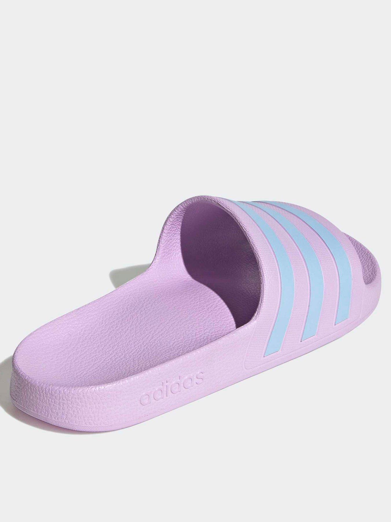 Image 3 of 7 of adidas Sportswear Women's Adilette Aqua Slides - Purple