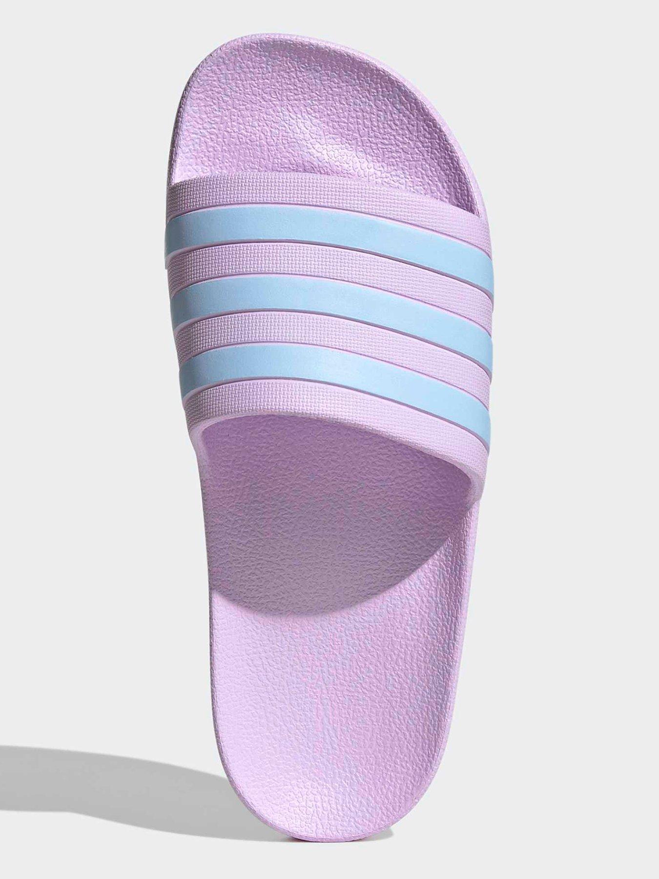 Image 4 of 7 of adidas Sportswear Women's Adilette Aqua Slides - Purple