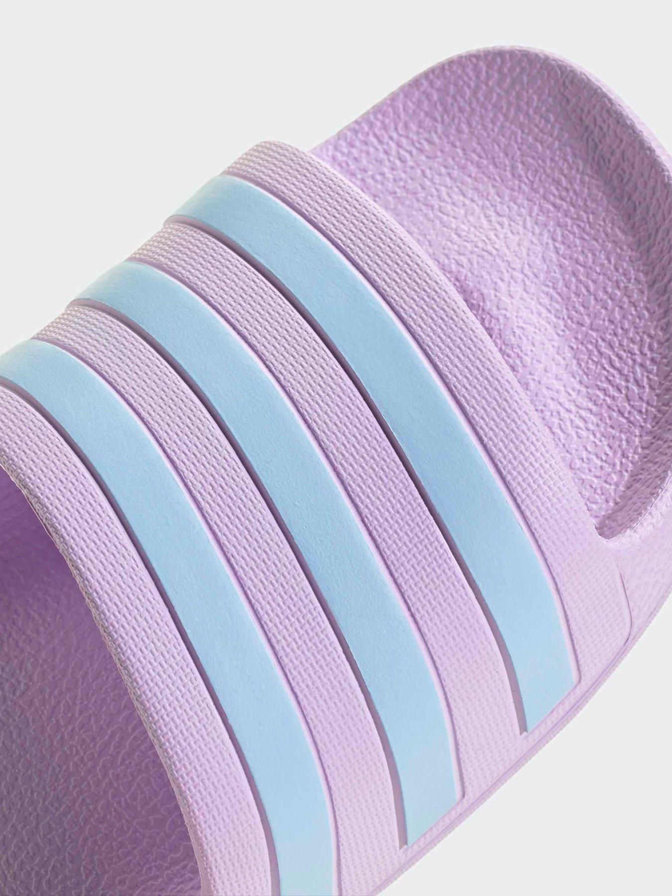 Image 6 of 7 of adidas Sportswear Women's Adilette Aqua Slides - Purple