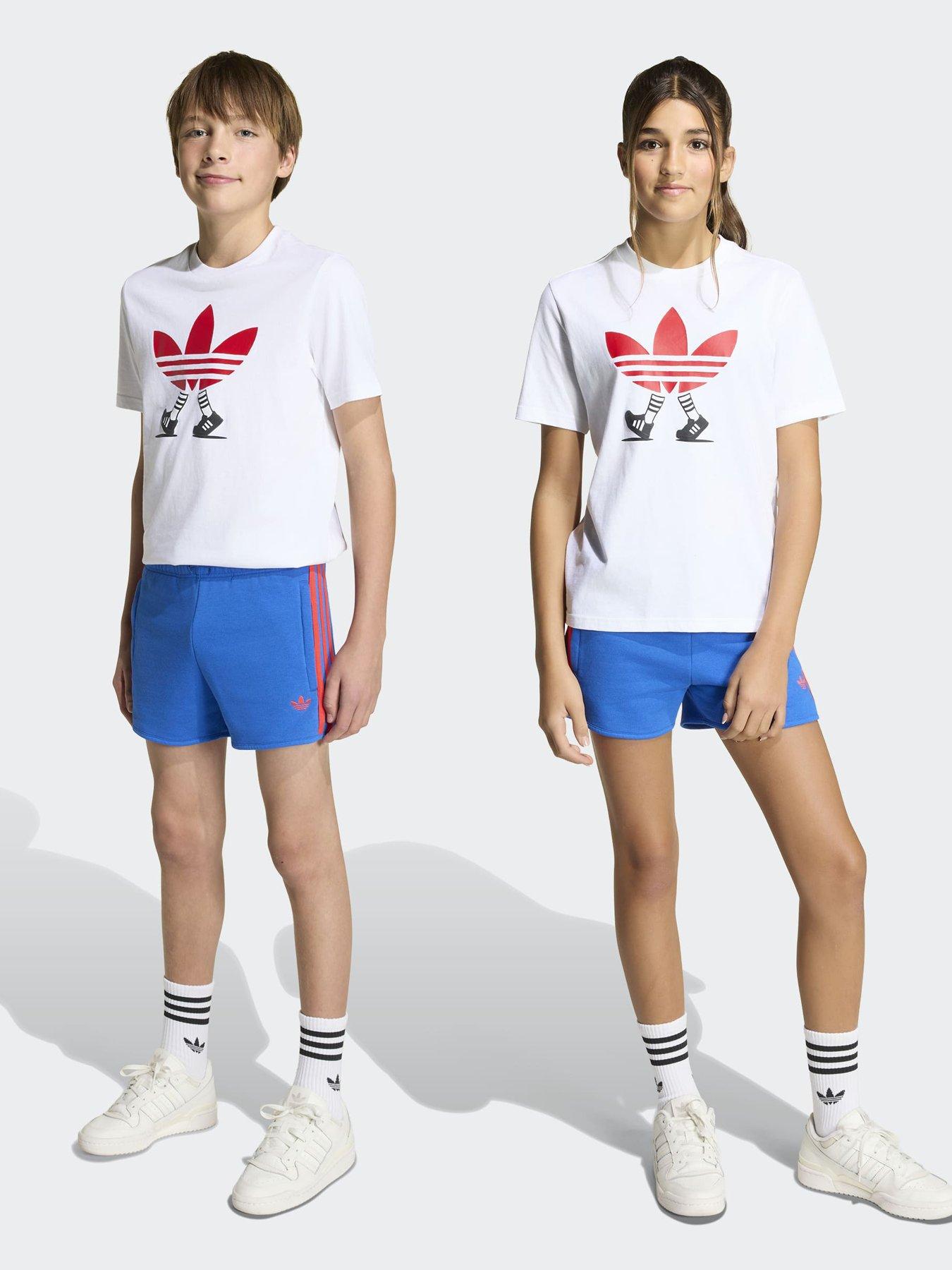 adidas Originals Junior Boys Sprinter Shorts - Blue/red