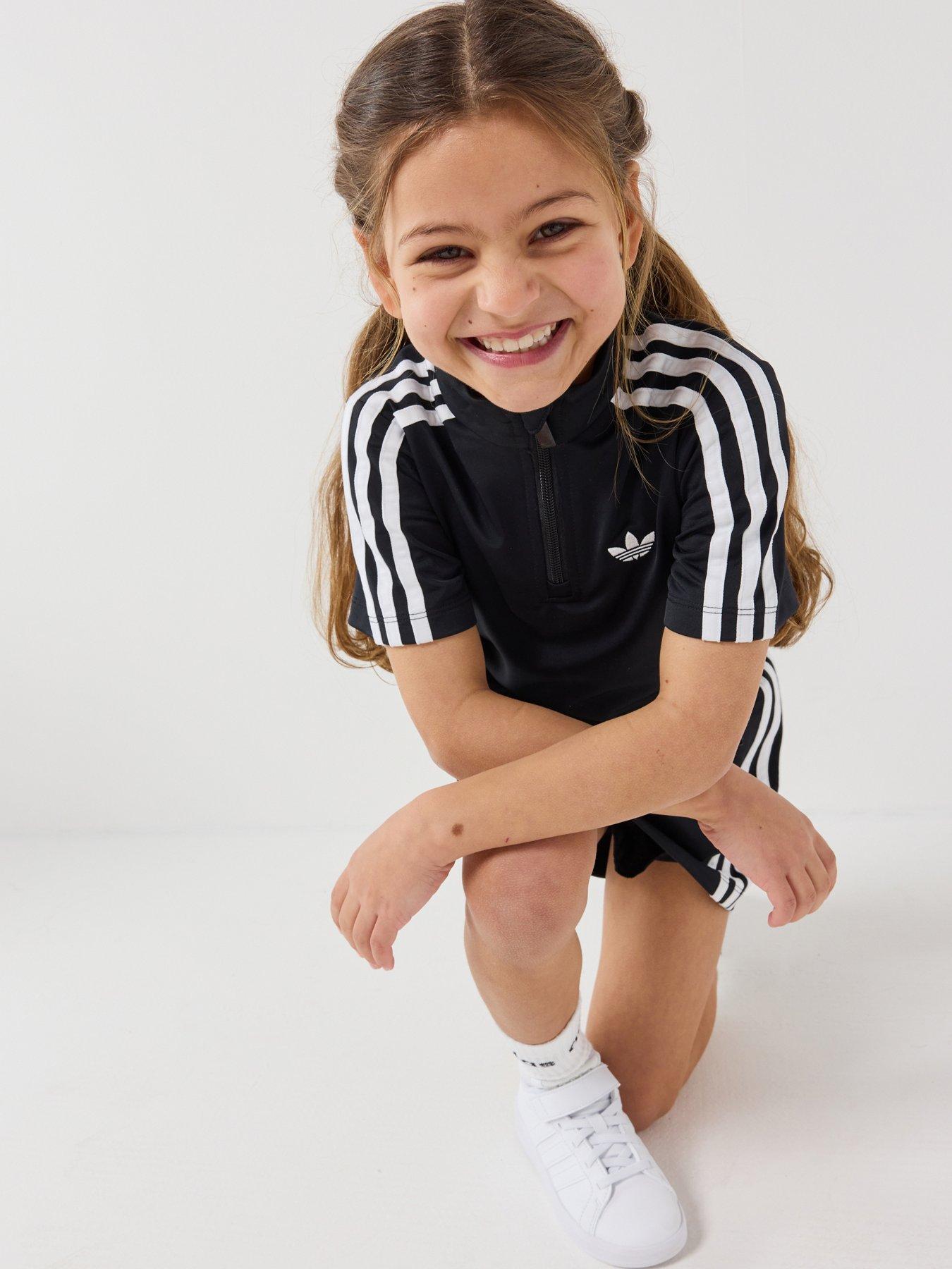 adidas Originals Kids Girl's Firebird Dress - Black