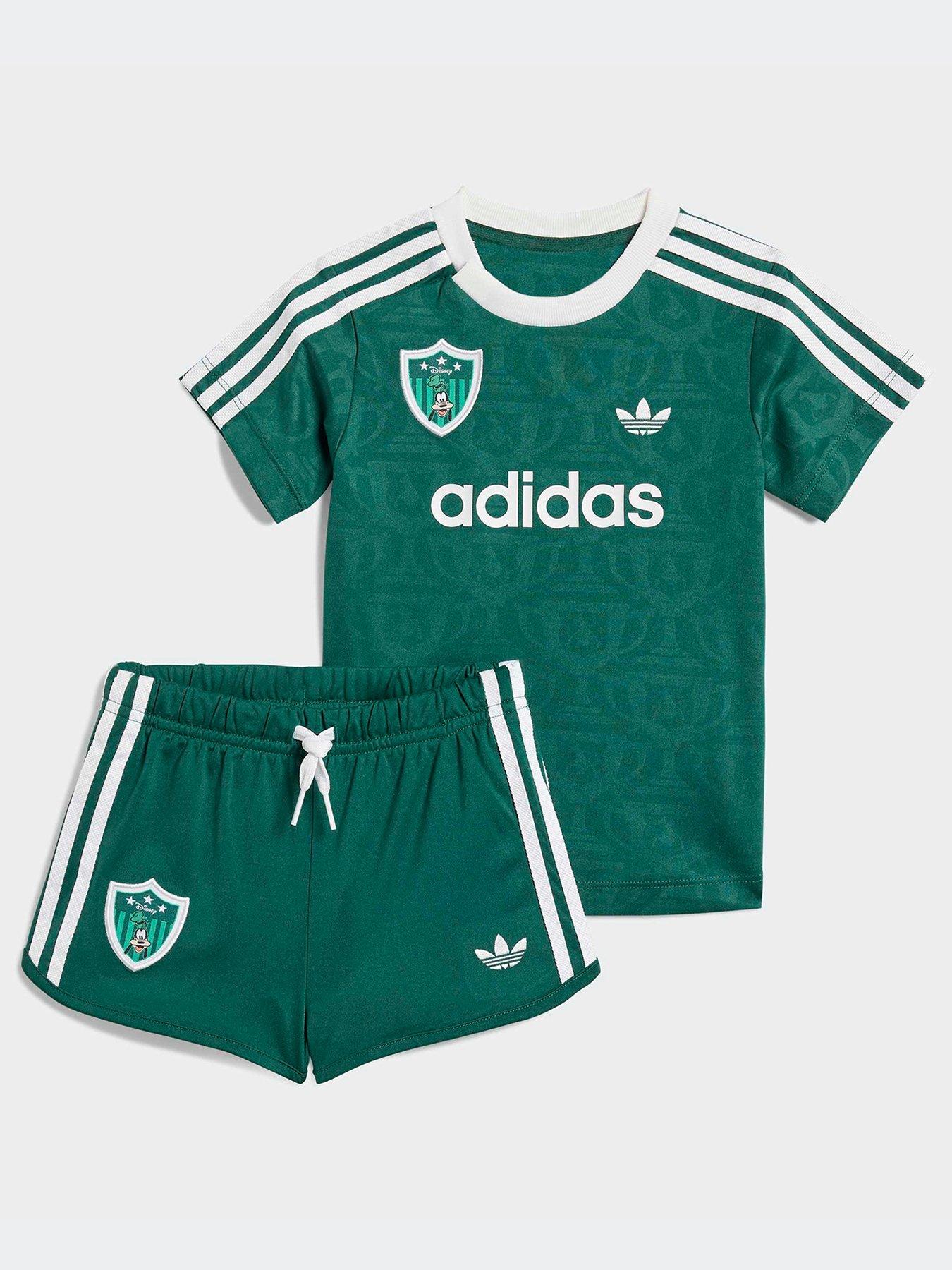 adidas Originals Infant Unisex Adidas Disney Short Jersey Set - Green
