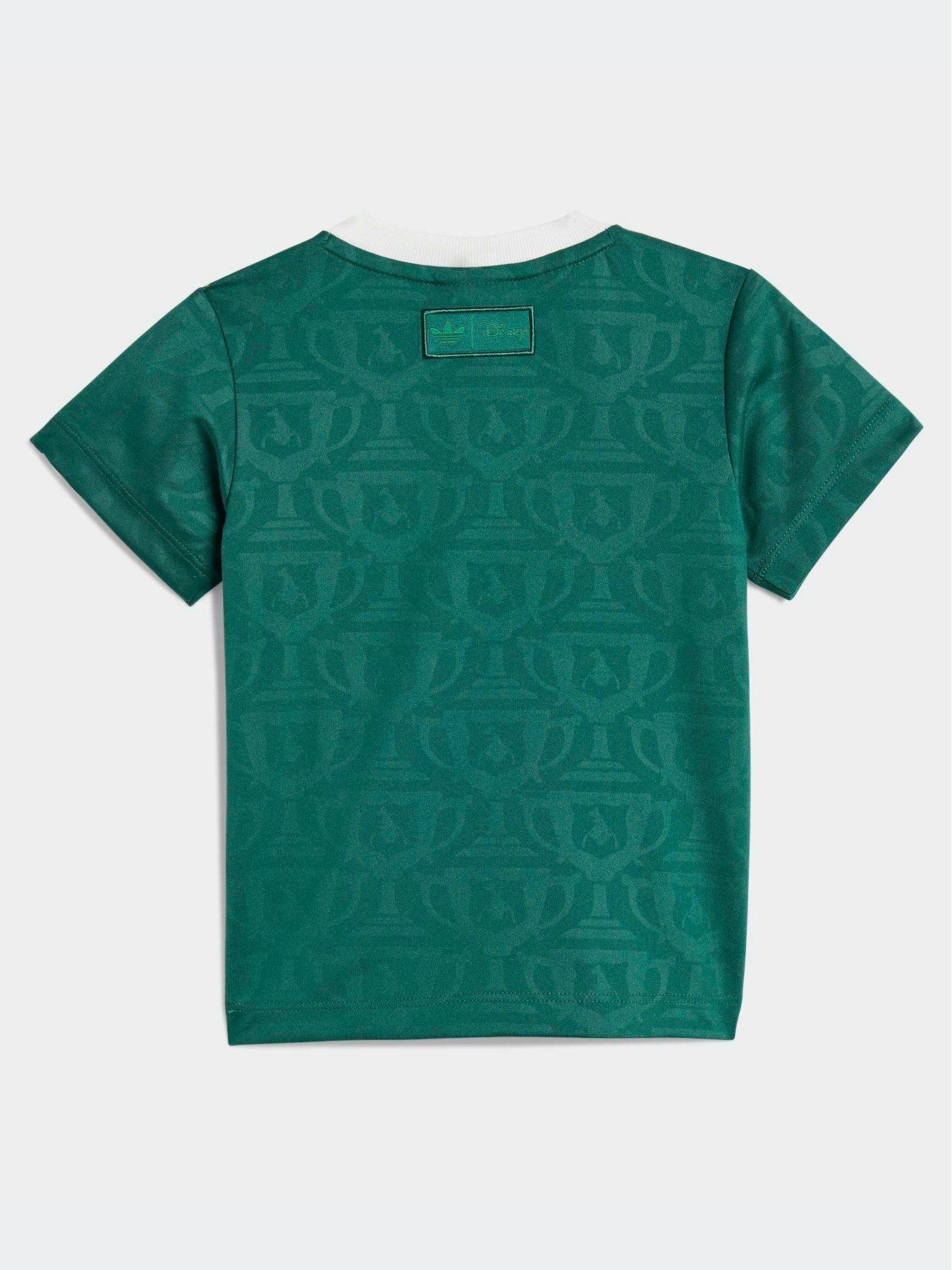 Image 3 of 6 of adidas Originals Infant Unisex Disney Short Jersey Set - Green
