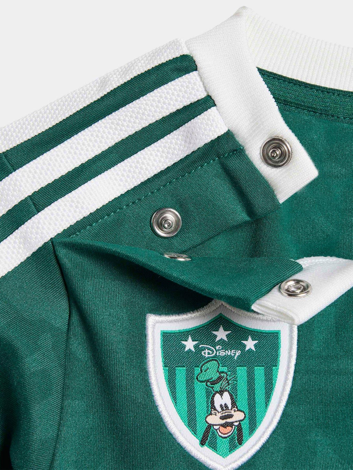 Image 6 of 6 of adidas Originals Infant Unisex Disney Short Jersey Set - Green