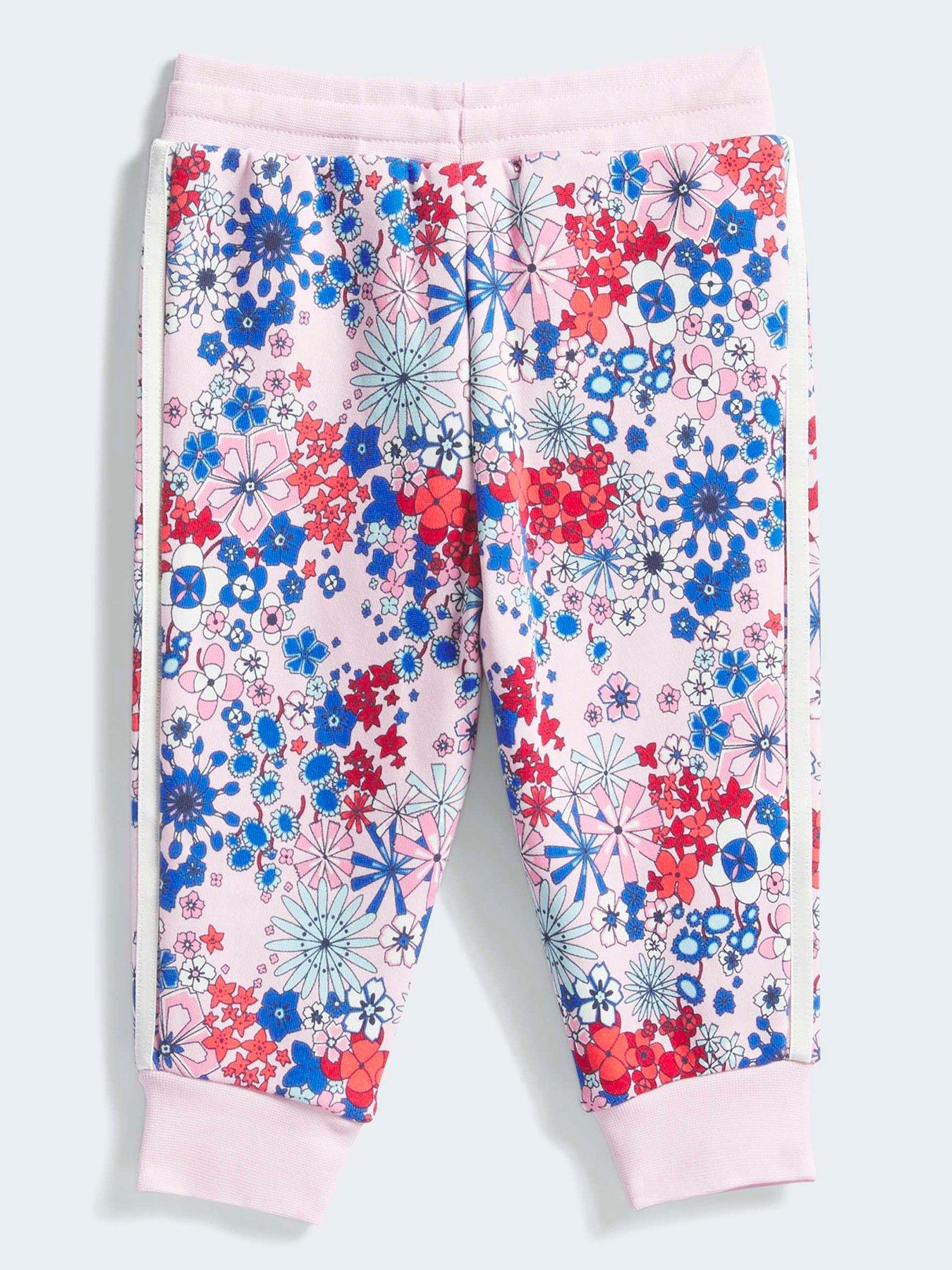 Image 2 of 6 of adidas Originals Infant Girl's X Liberty London Crew Set - Pink