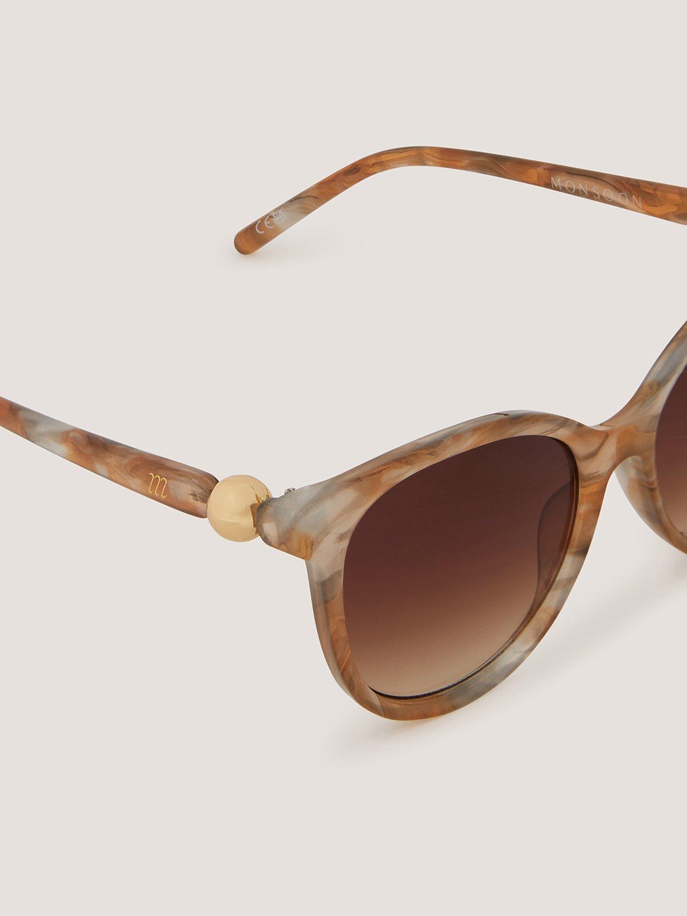 monsoon-gold-ball-trim-cateye-brownoutfit