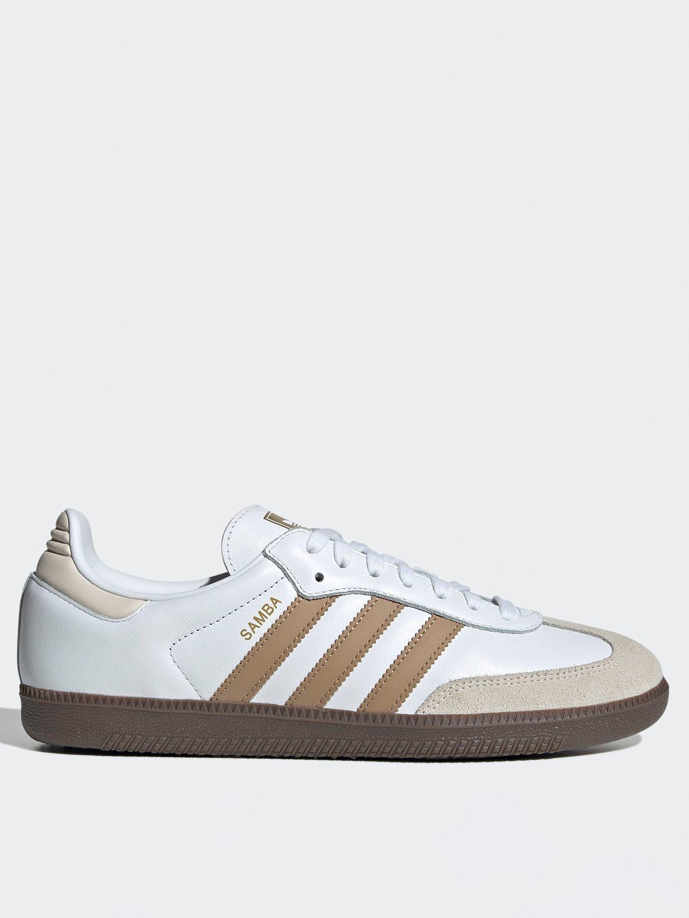 adidas-unisex-samba-trainers-brownfront