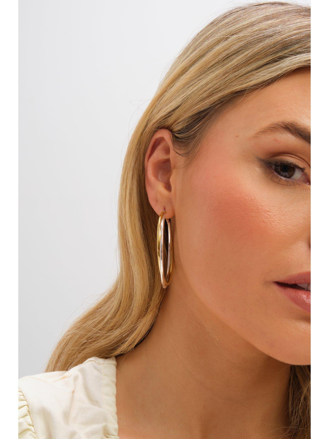 inicio-inicio-two-tone-large-hoop-earrings-gift-pouchstillFront