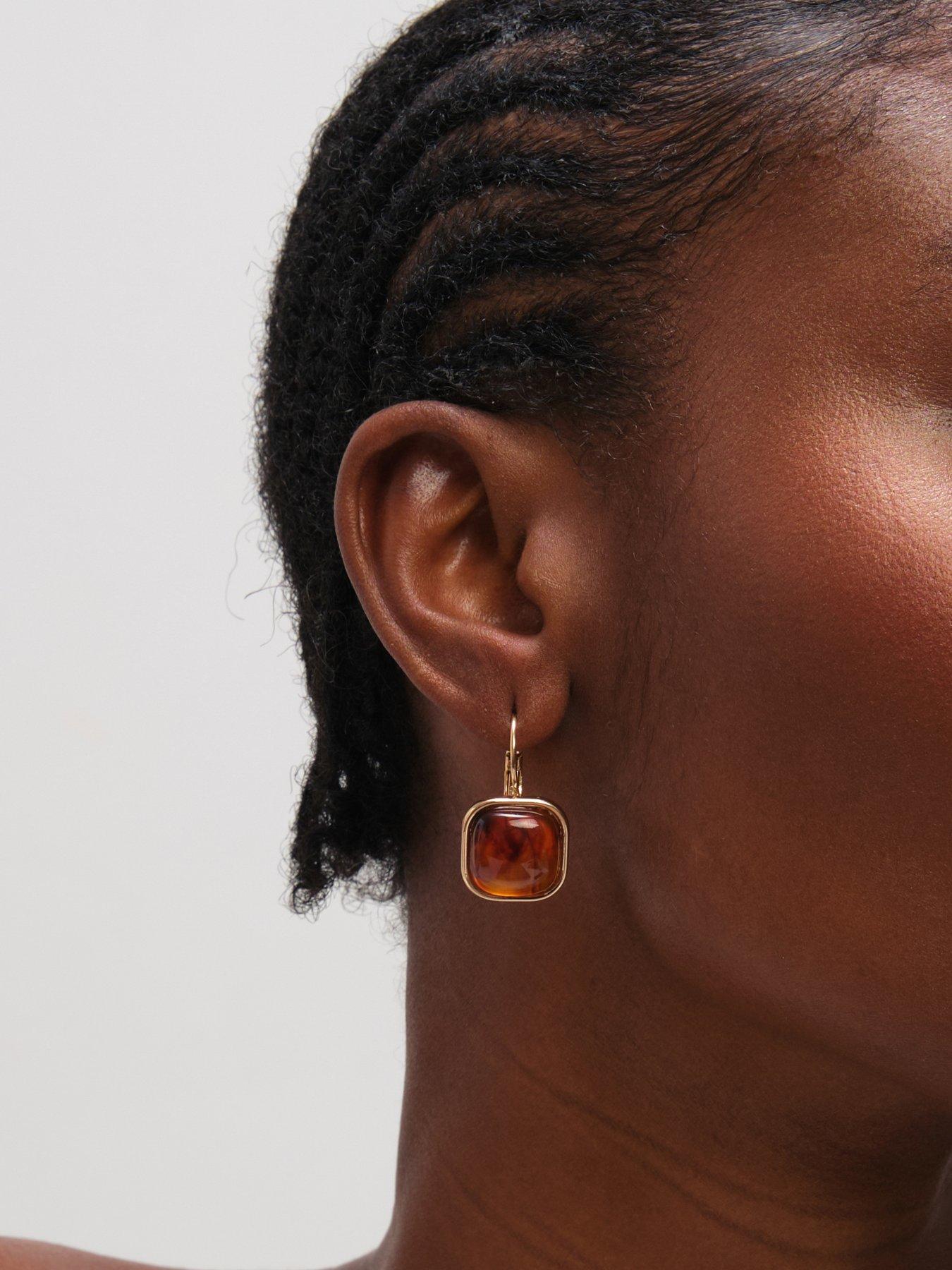 mood-mood-gold-plated-square-resin-drop-earringsstillFront