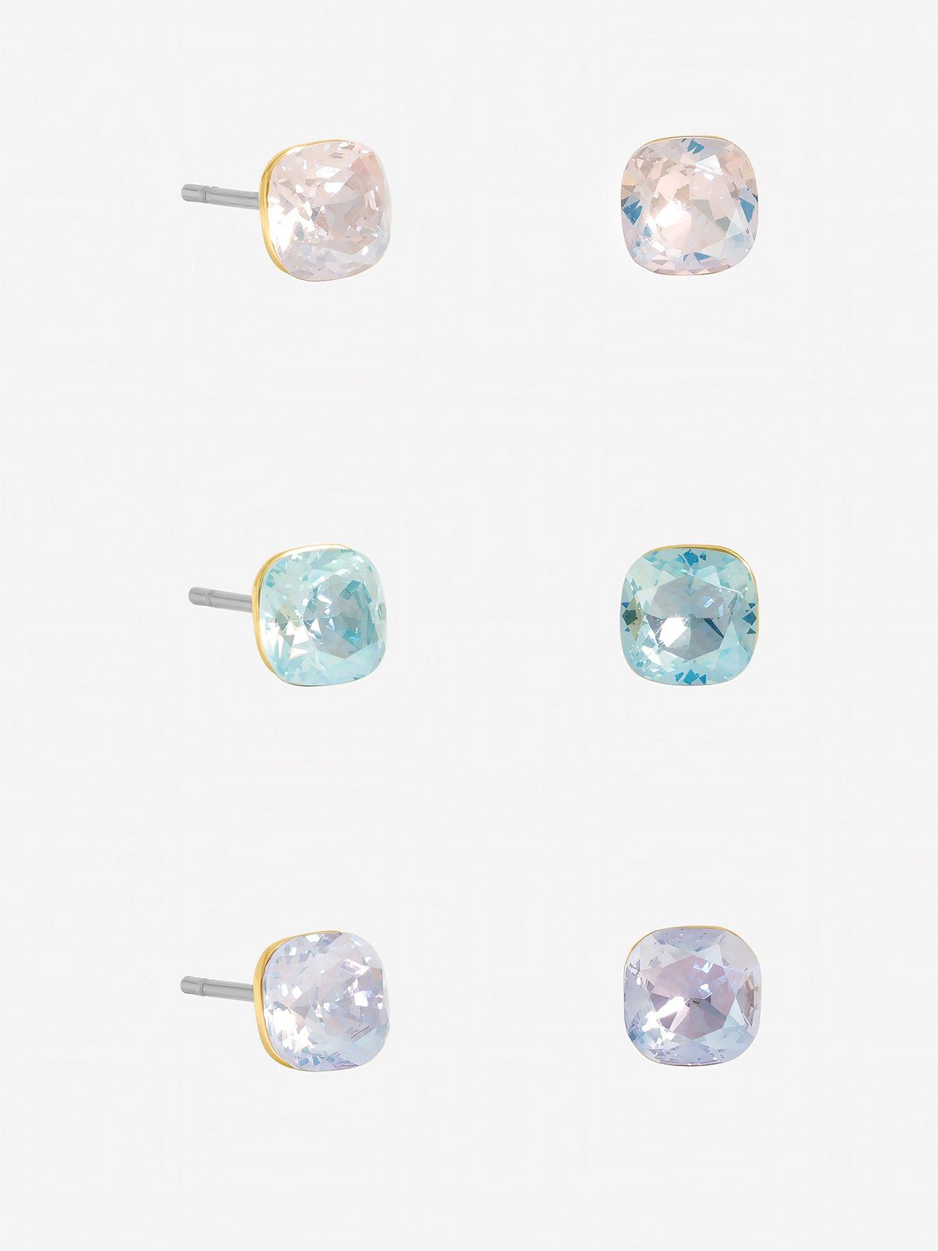 Jon Richard Jon Richard Pastel Earrings - Multipack