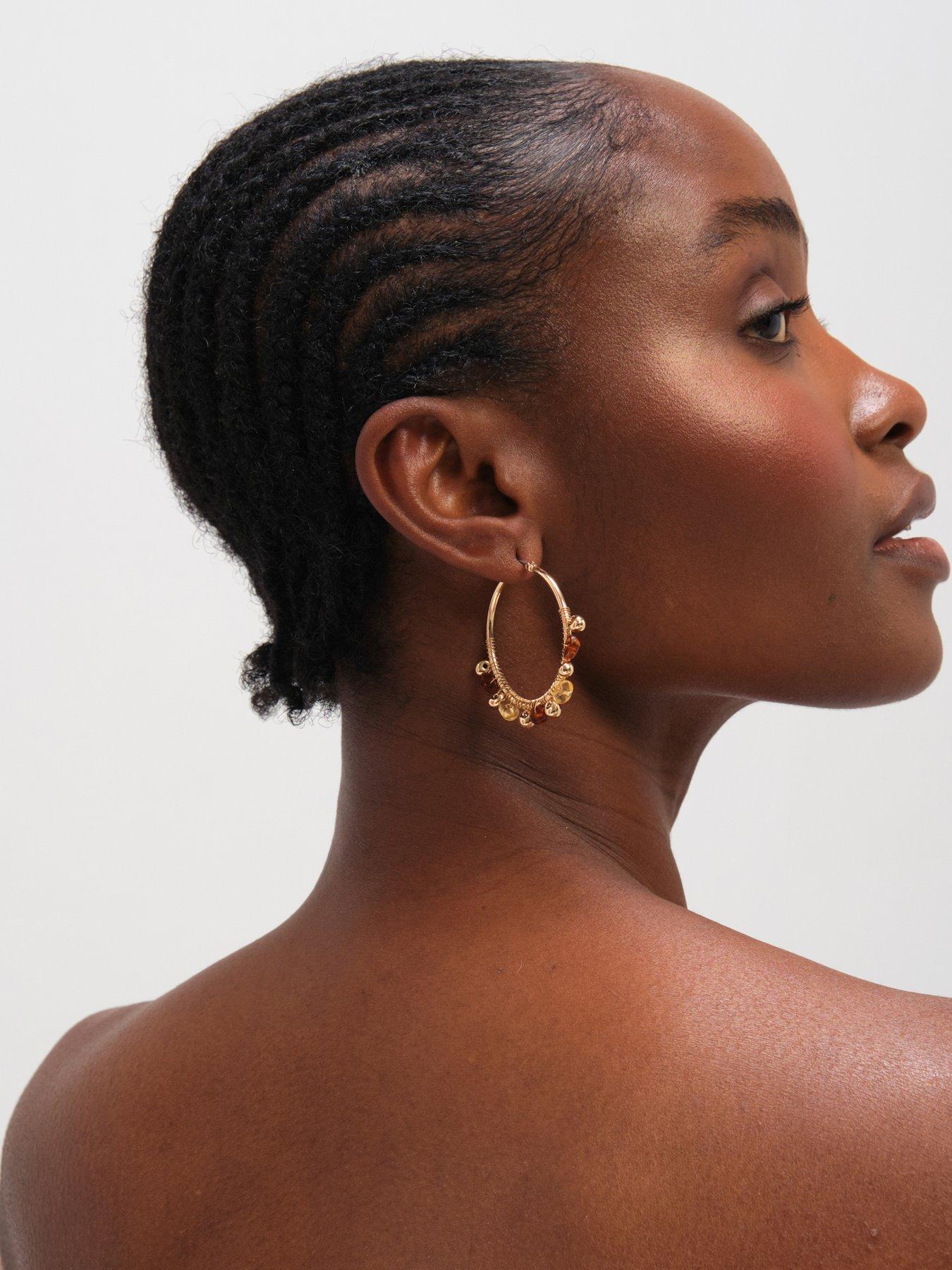 mood-gold-polished-and-resin-hoop-earringsback