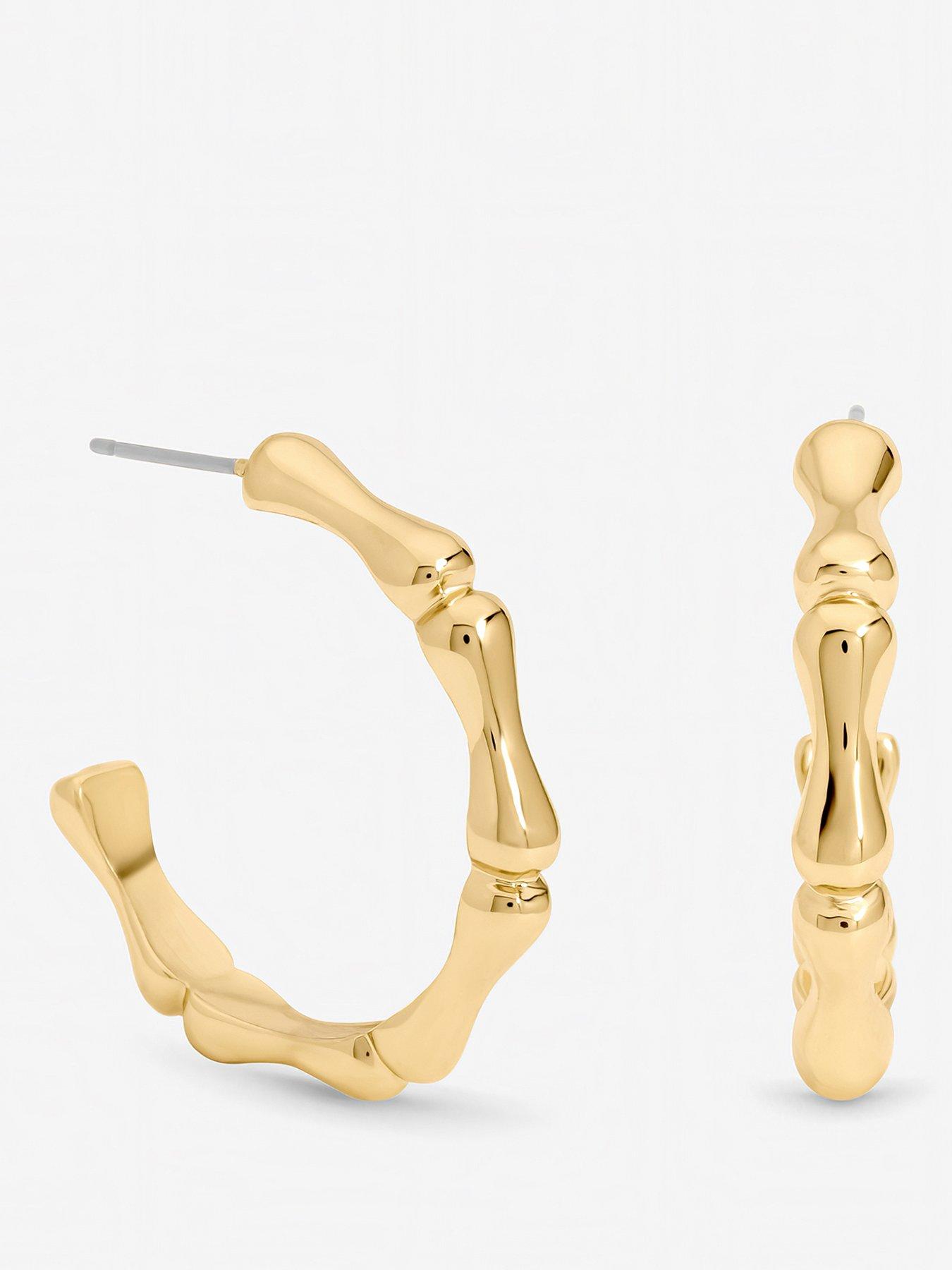 mood-mood-gold-polished-bamboo-hoop-earringsfront