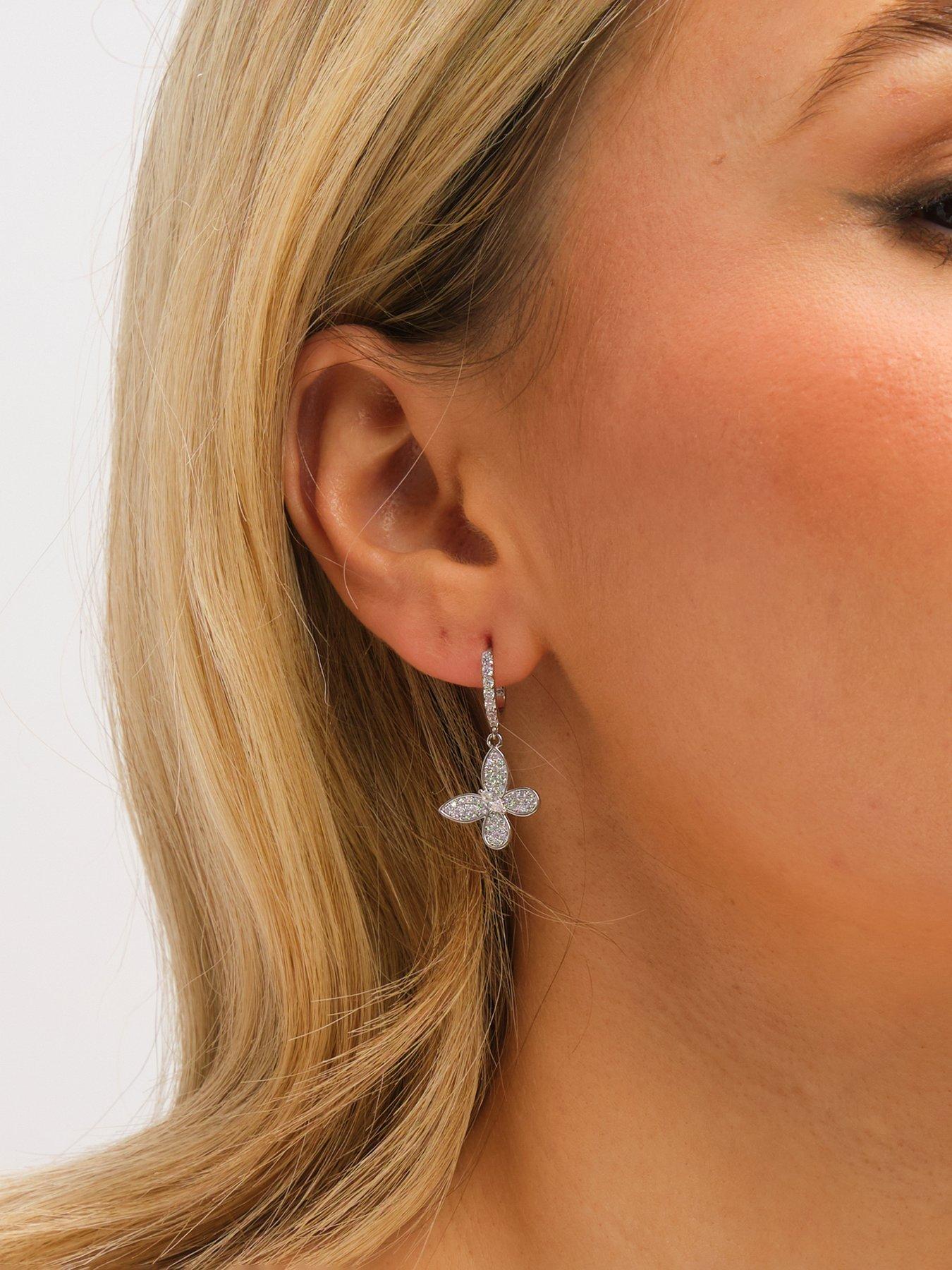 jon-richard-rhodium-plated-and-pave-butterfly-huggie-earringsback