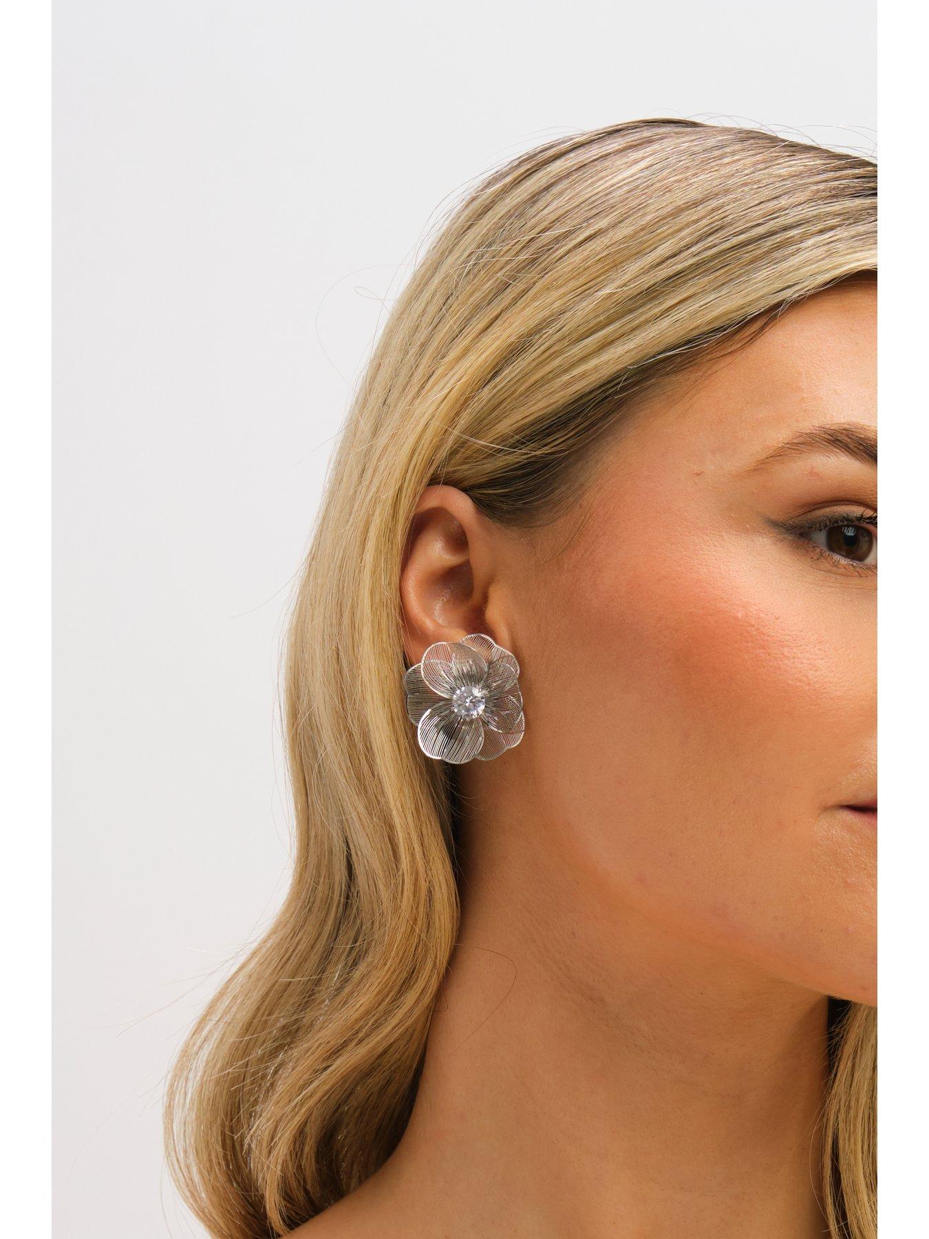 jon-richard-rhodium-plated-crystal-statement-flower-earringsback