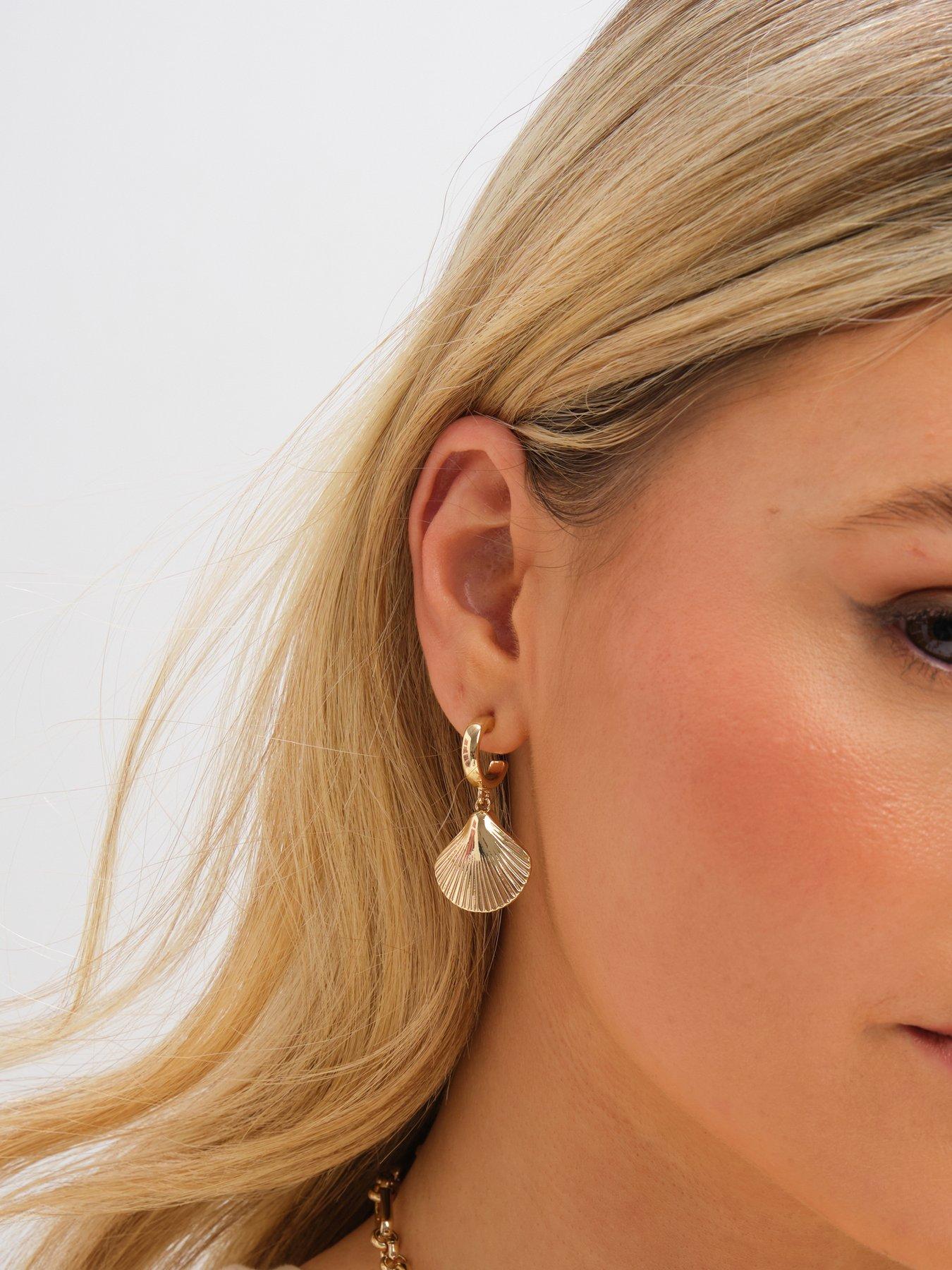 inicio-inicio-gold-plated-shell-earrings-gift-pouchstillFront