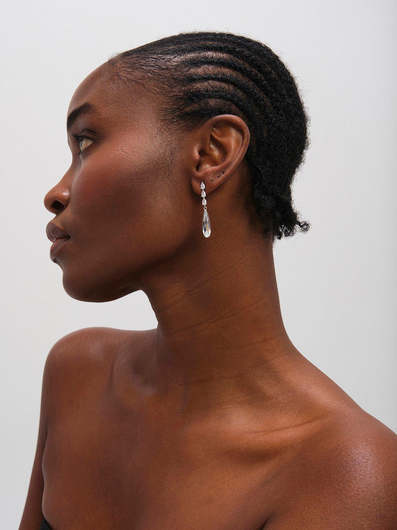 jon-richard-rhodium-plated-linear-pear-drop-earringsfront