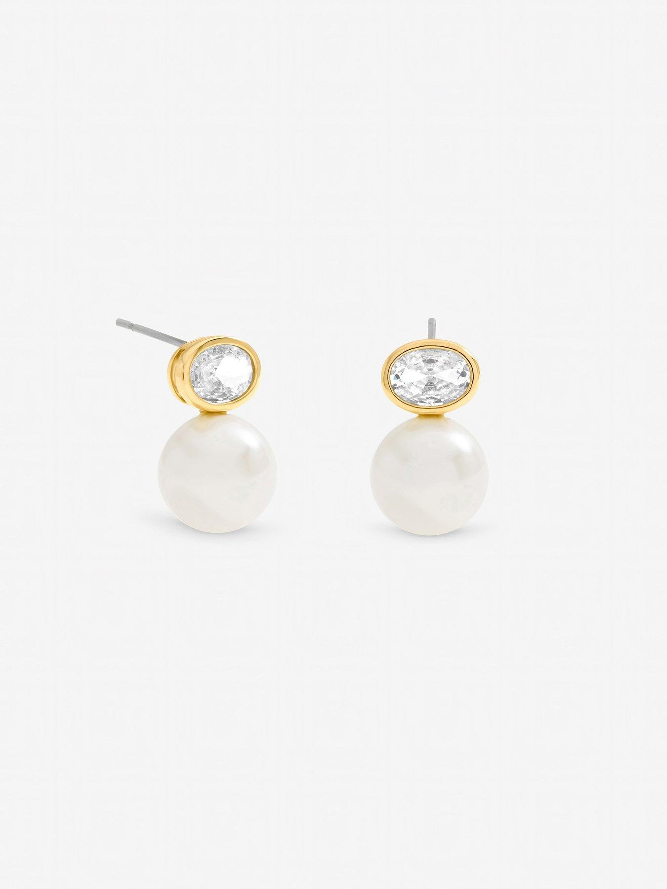 jon-richard-gold-plated-crystal-and-pearl-drop-earringsstillFront