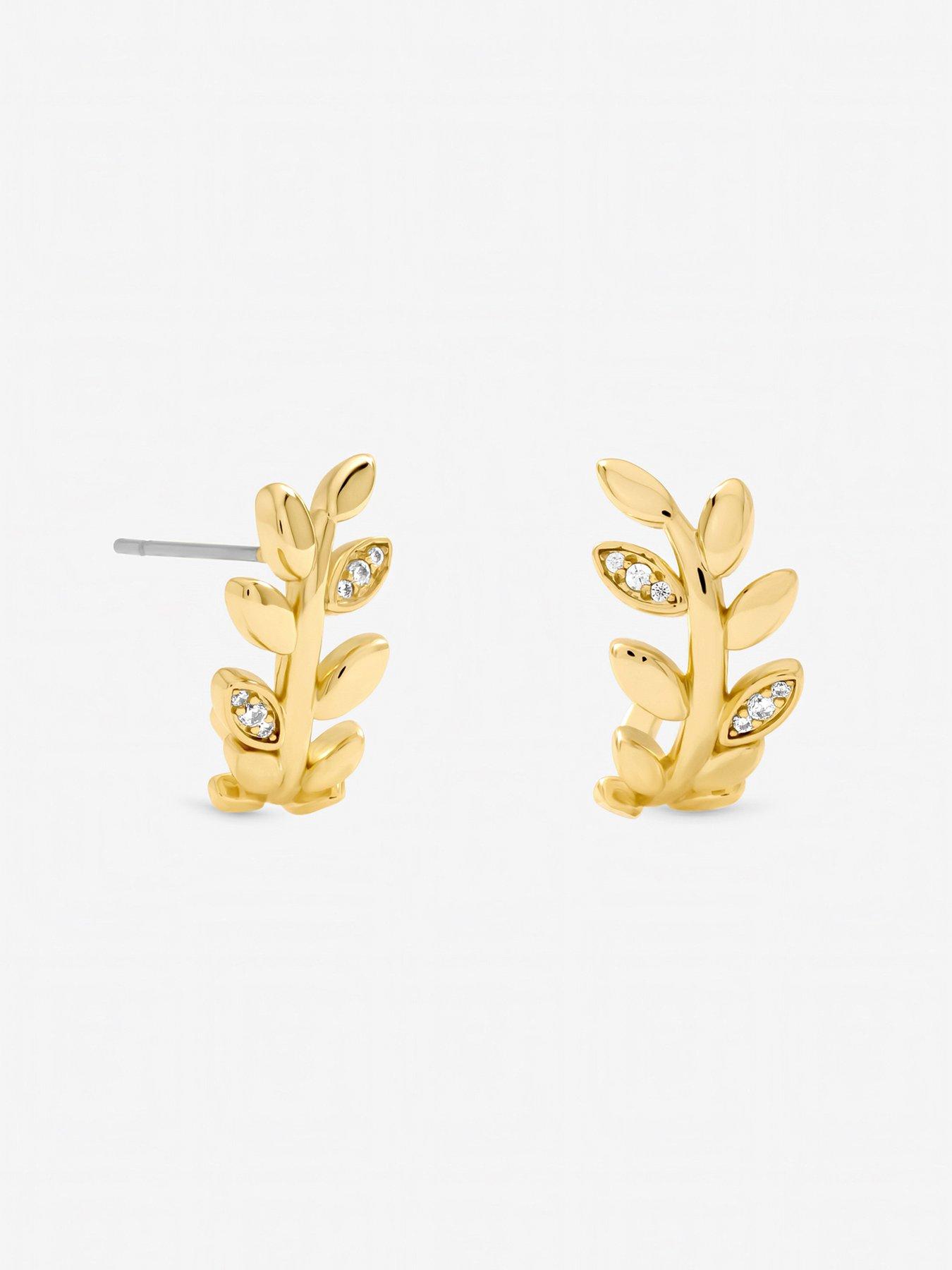 jon-richard-gold-plated-and-crystal-leaf-earringsstillFront