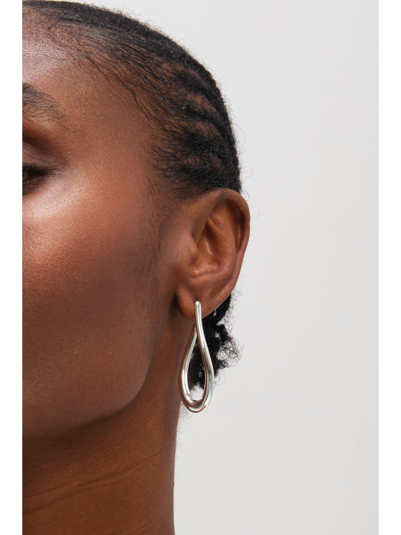 mood-mood-silver-plated-twist-hoop-earringsstillFront
