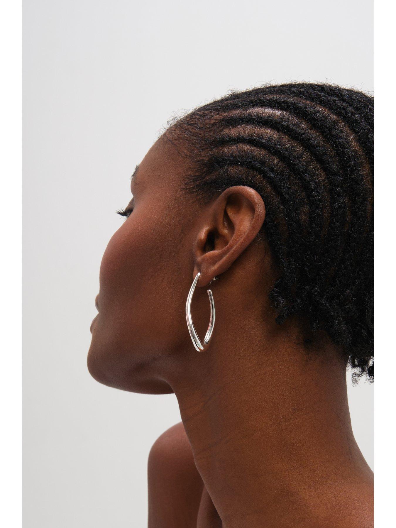 mood-mood-silver-plated-twist-hoop-earringsoutfit