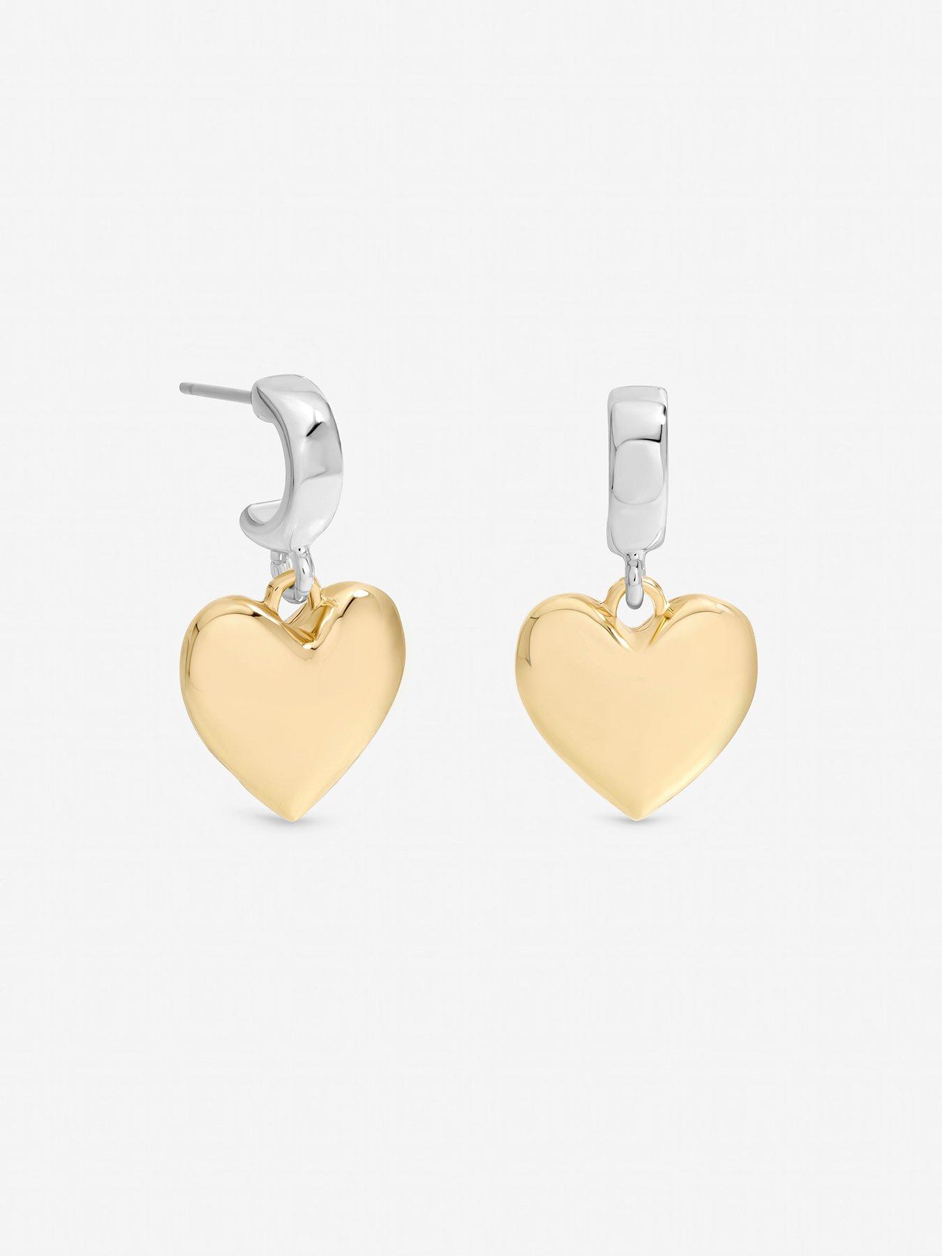 mood-mood-two-tone-heart-huggie-earringsstillFront
