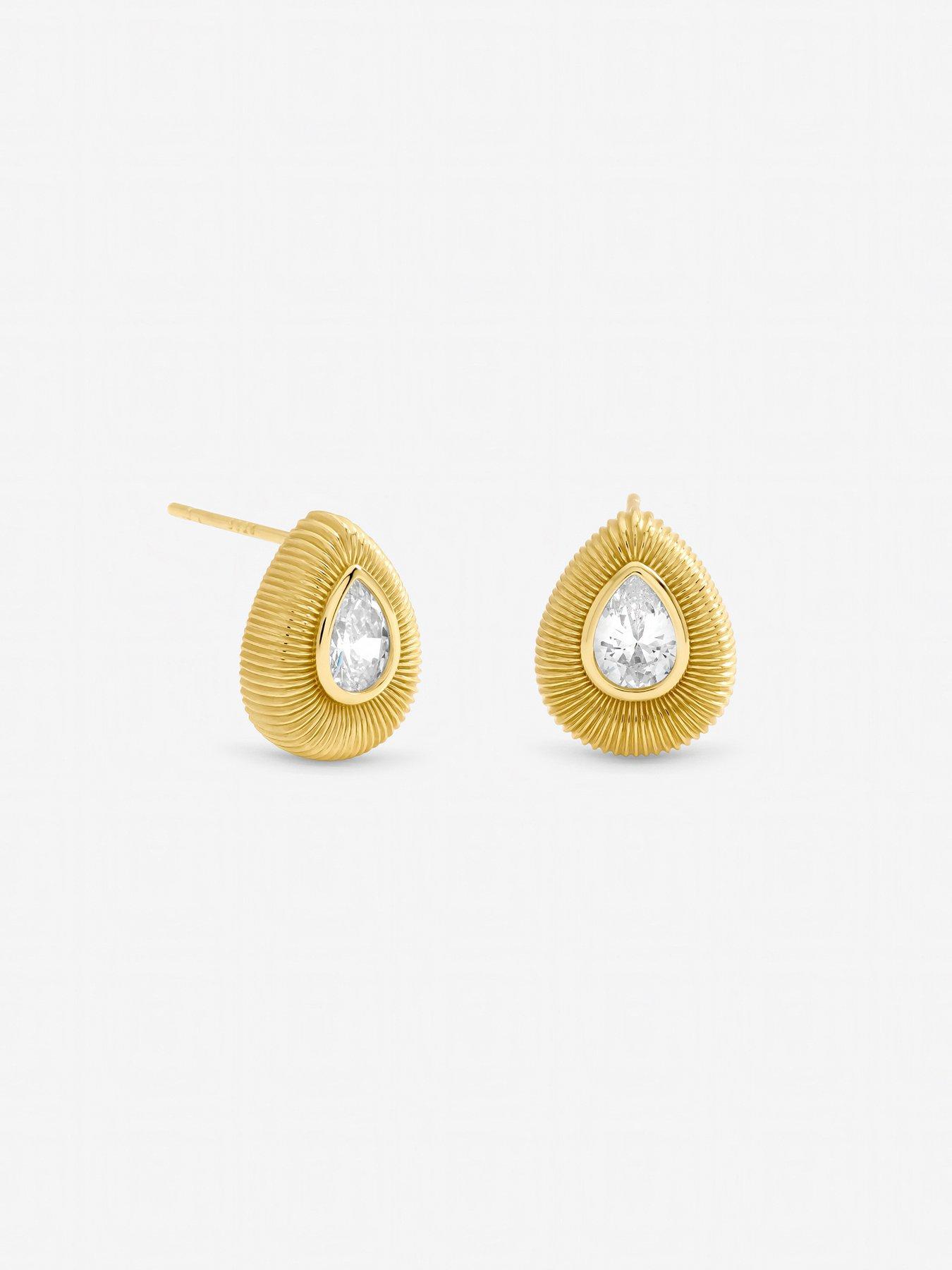 jon-richard-gold-plated-and-crystal-tear-drop-stud-earringsstillFront