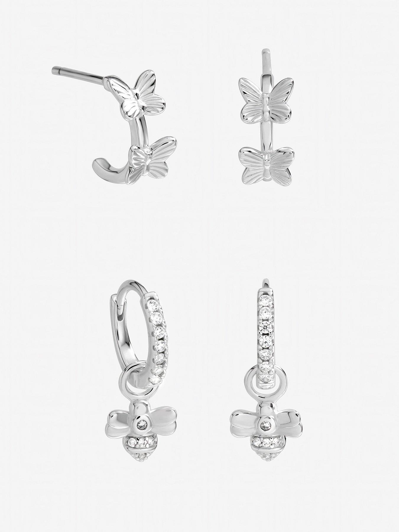 inicio-butterfly-bumble-bee-earrings-pack-of-2front