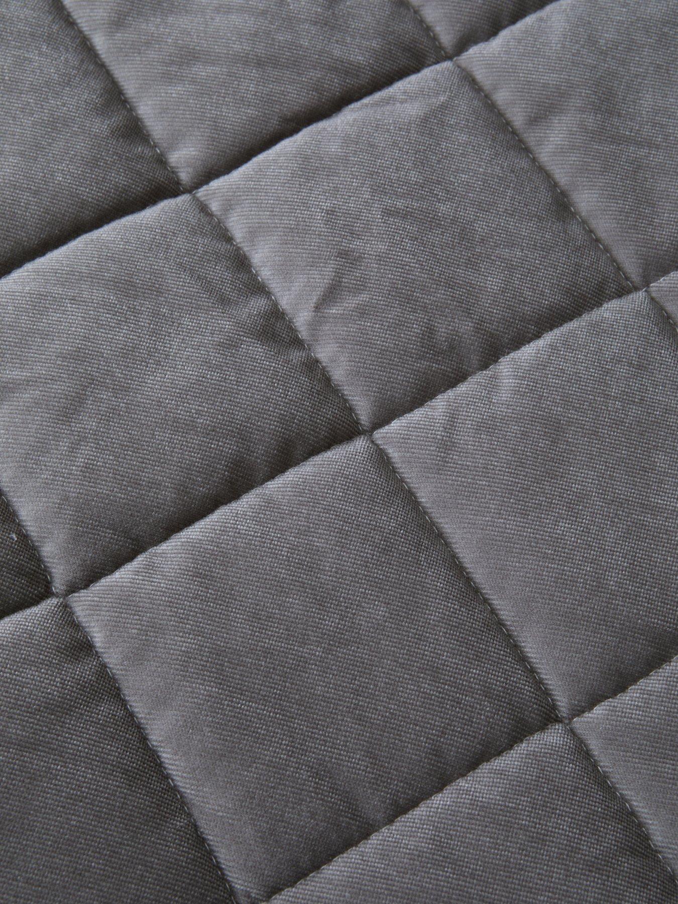 Image 4 of 5 of The Very Collection Matt Velvet Quilted Duvet Set