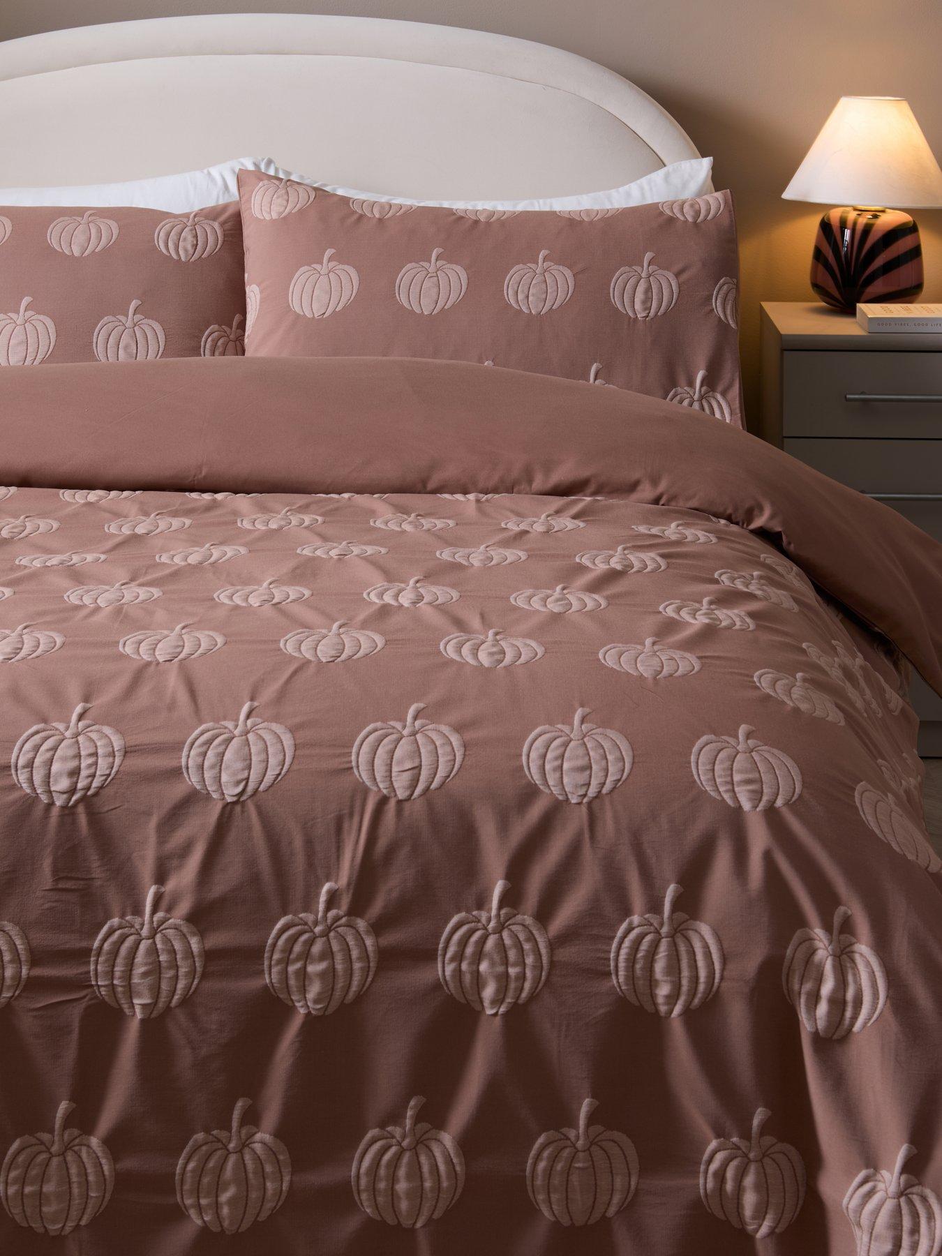 Image 3 of 5 of The Very Collection Pumpkin Jacquard Duvet Set